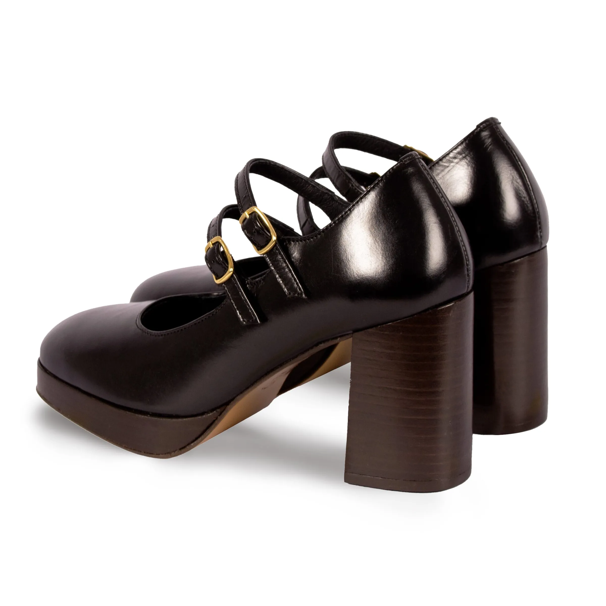 Femme JULES & JENN Escarpins | Ballerines & Babies | Babies plateforme cuir