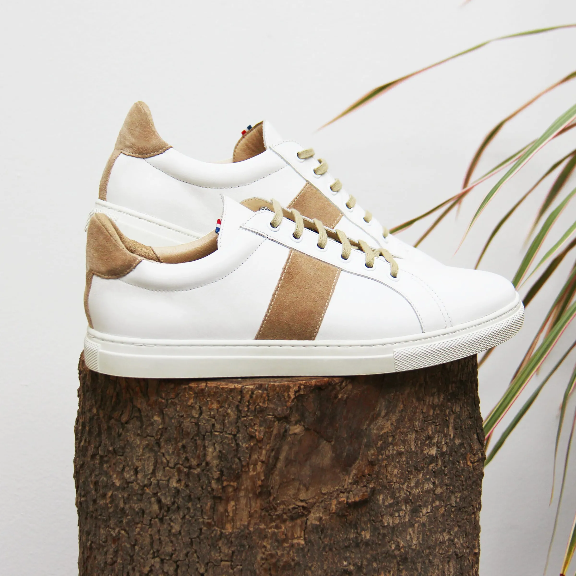 baskets_made_in_france_cuir_beige_2.webp Femme JULES & JENN Baskets | Baskets | Baskets Made in France cuir beige