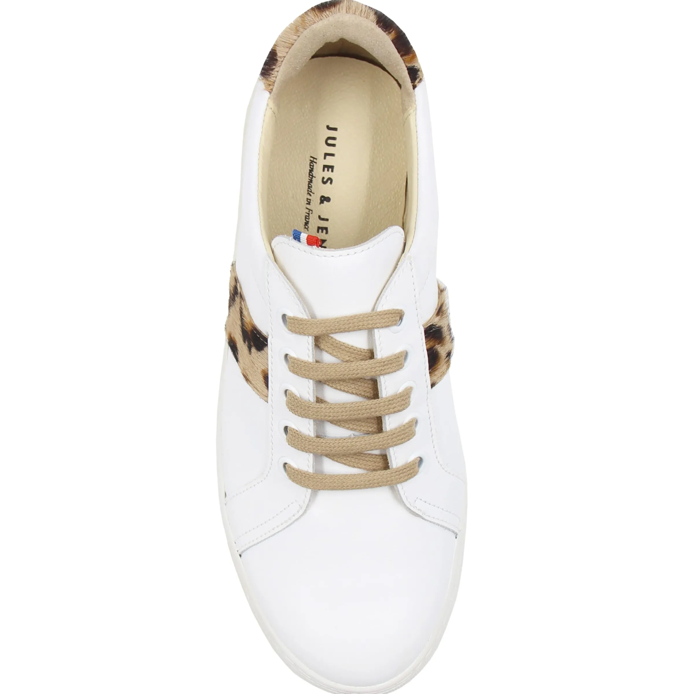 baskets_made_in_france_cuir_lopard_3.webp Femme JULES & JENN Baskets | Baskets Made in France cuir léopard