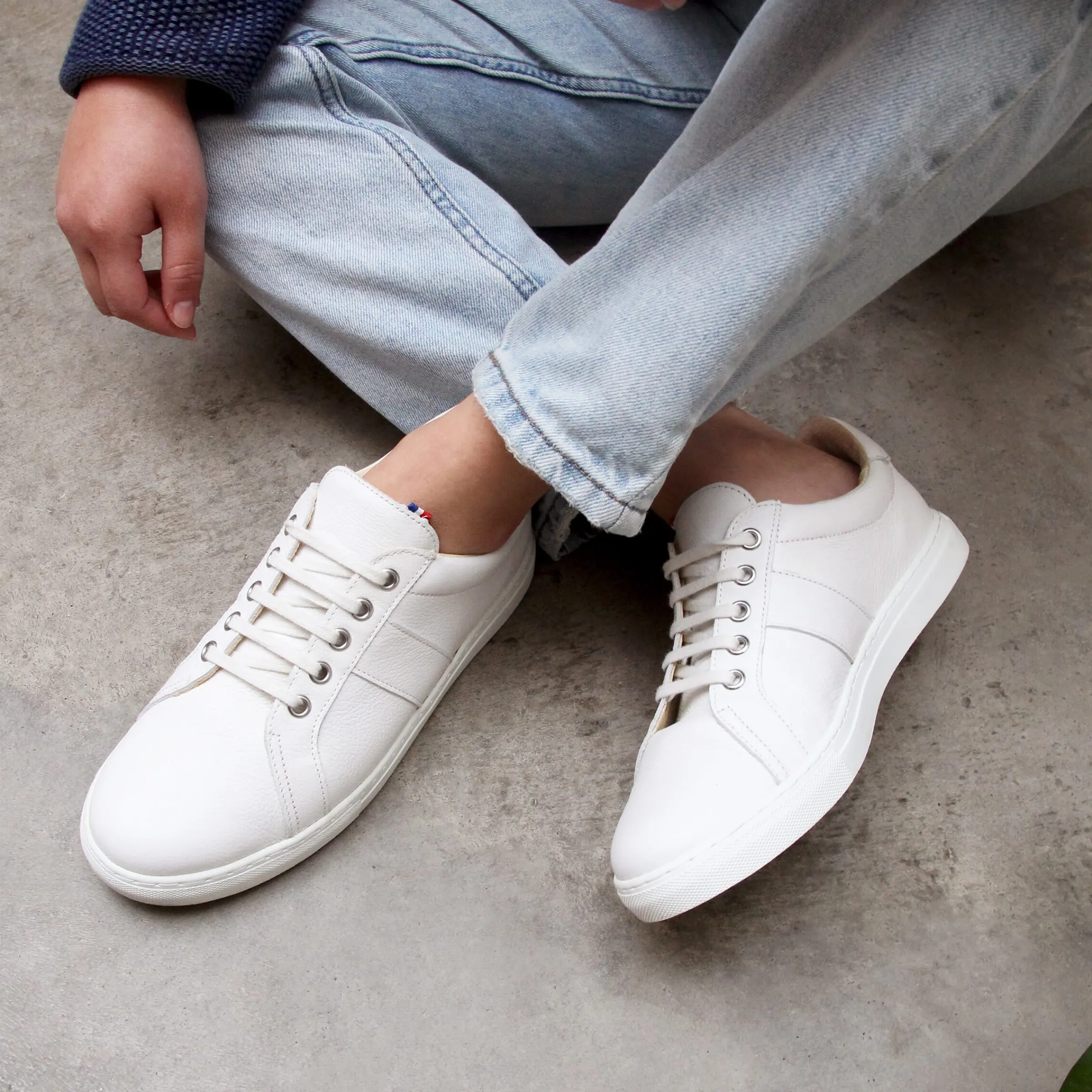 Femme JULES & JENN Baskets | Baskets | Baskets Made in France grainé