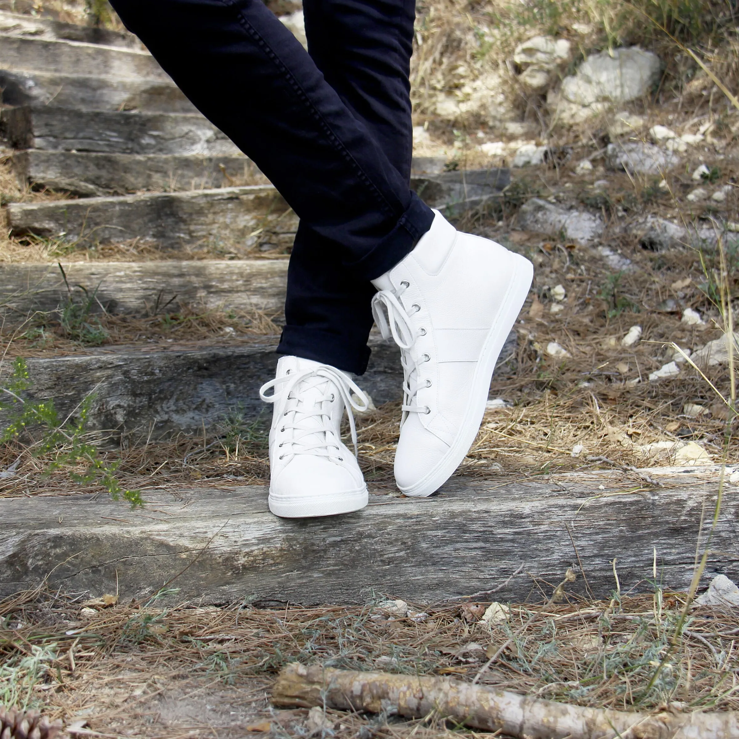 Homme JULES & JENN Baskets | Baskets montantes françaises hes