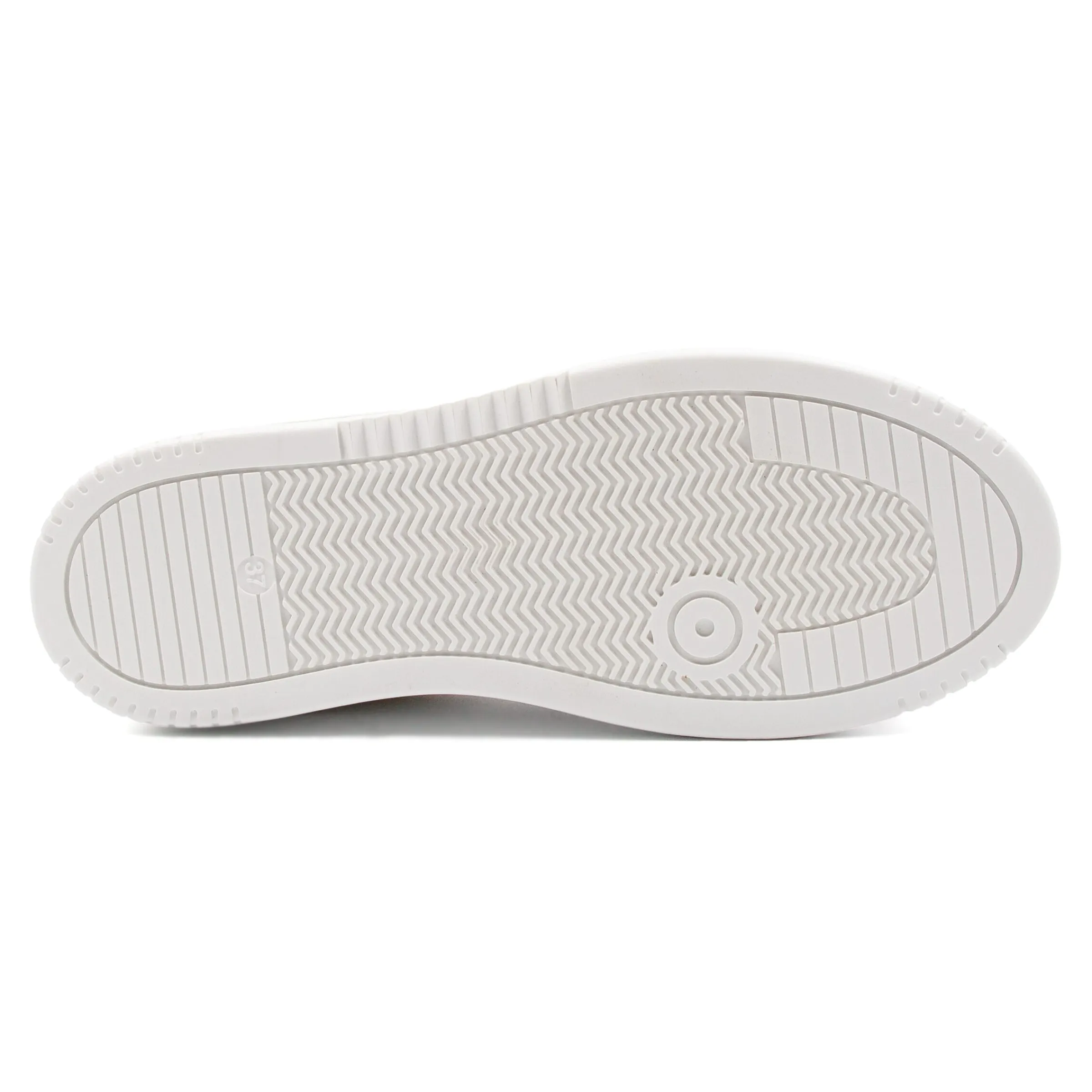 Femme JULES & JENN Baskets | Baskets vintage cuir blanc léopard