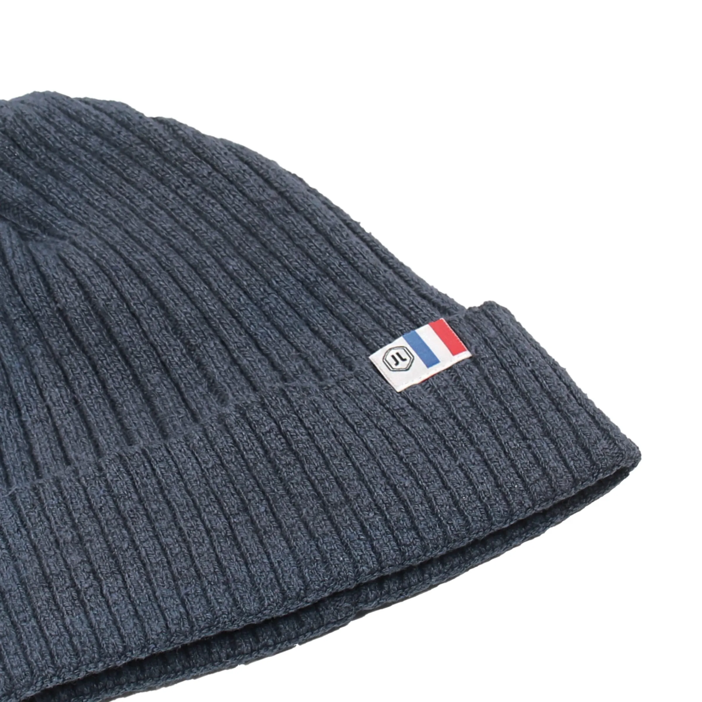 Femme JULES & JENN Dressing Recyclé | Bonnets | Bonnet coton recyclé bleu denim