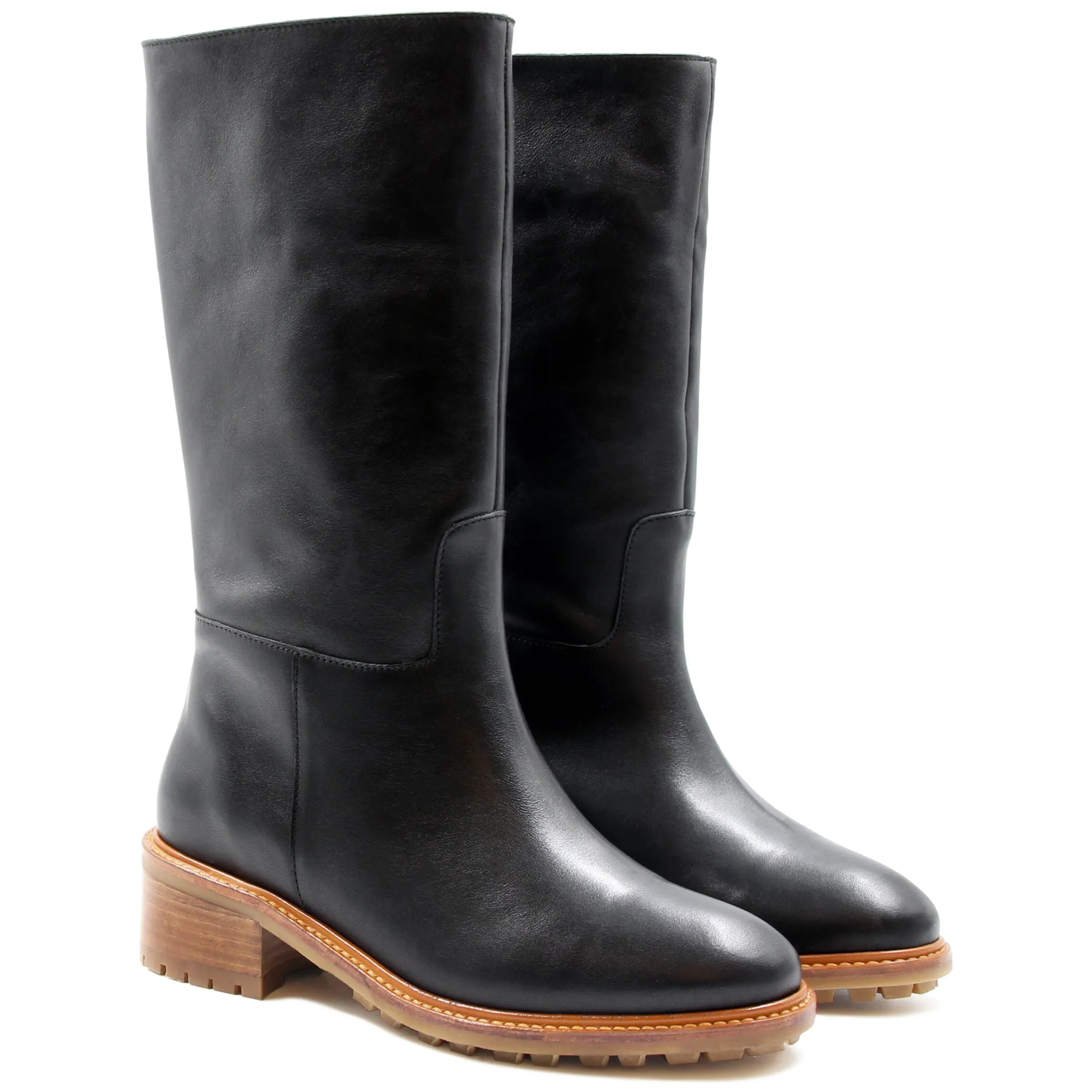 Femme JULES & JENN Bottines & Bottes | Bottes fourrées cuir