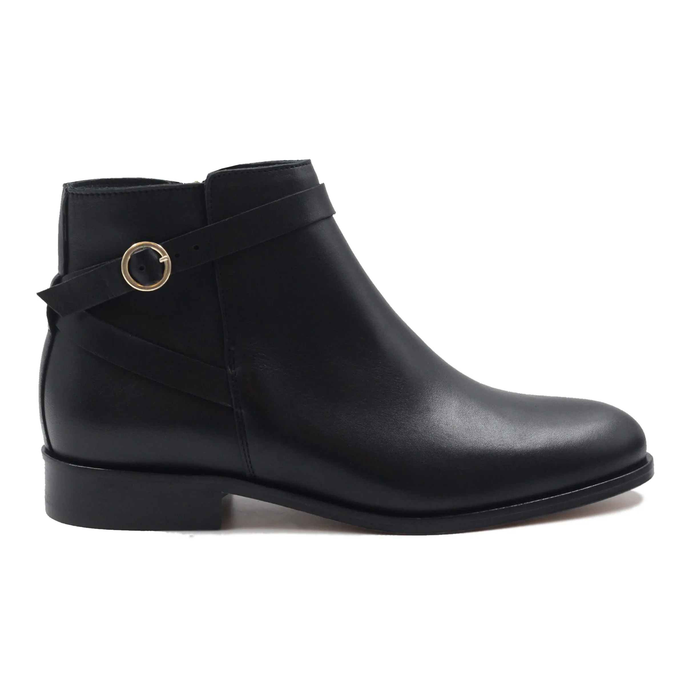 bottines_cavalires_plates_cuir_noir_4.webp Femme JULES & JENN Bottines & Bottes | Bottines cavalières plates cuir