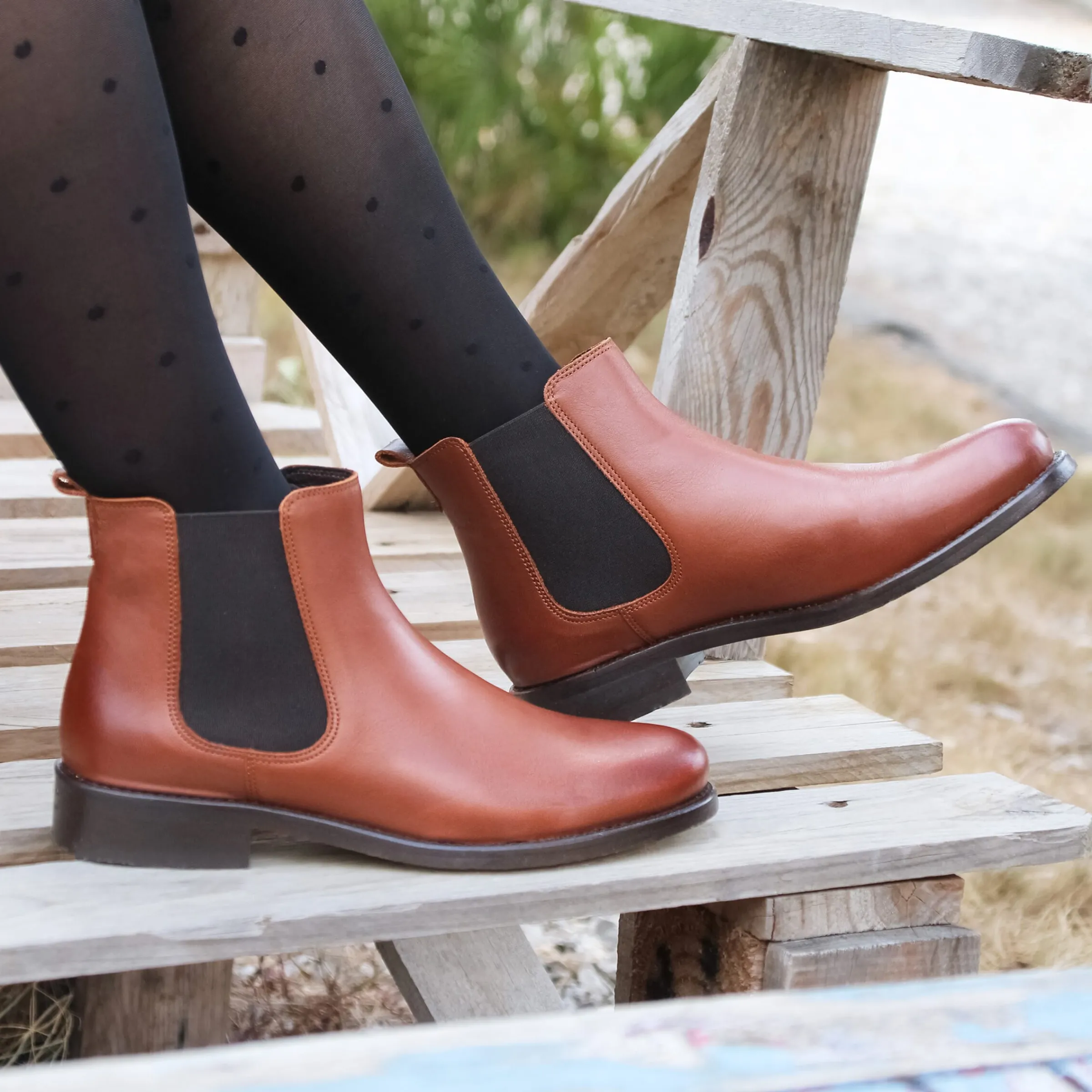 Femme JULES & JENN Bottines & Bottes | Bottines Chelsea cuir