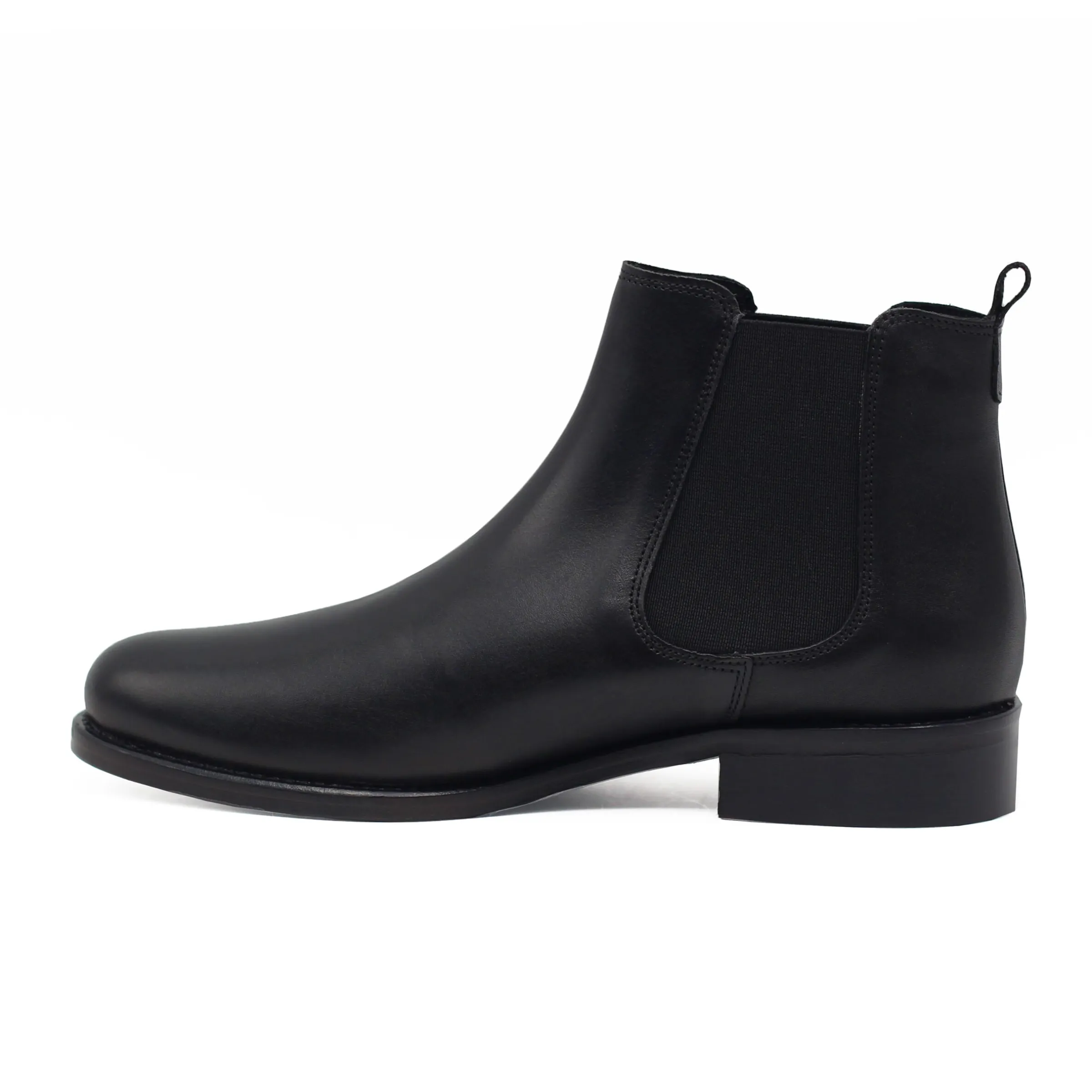 bottines_chelsea_cuir_noir_5.webp Femme JULES & JENN Bottines & Bottes | Bottines Chelsea cuir