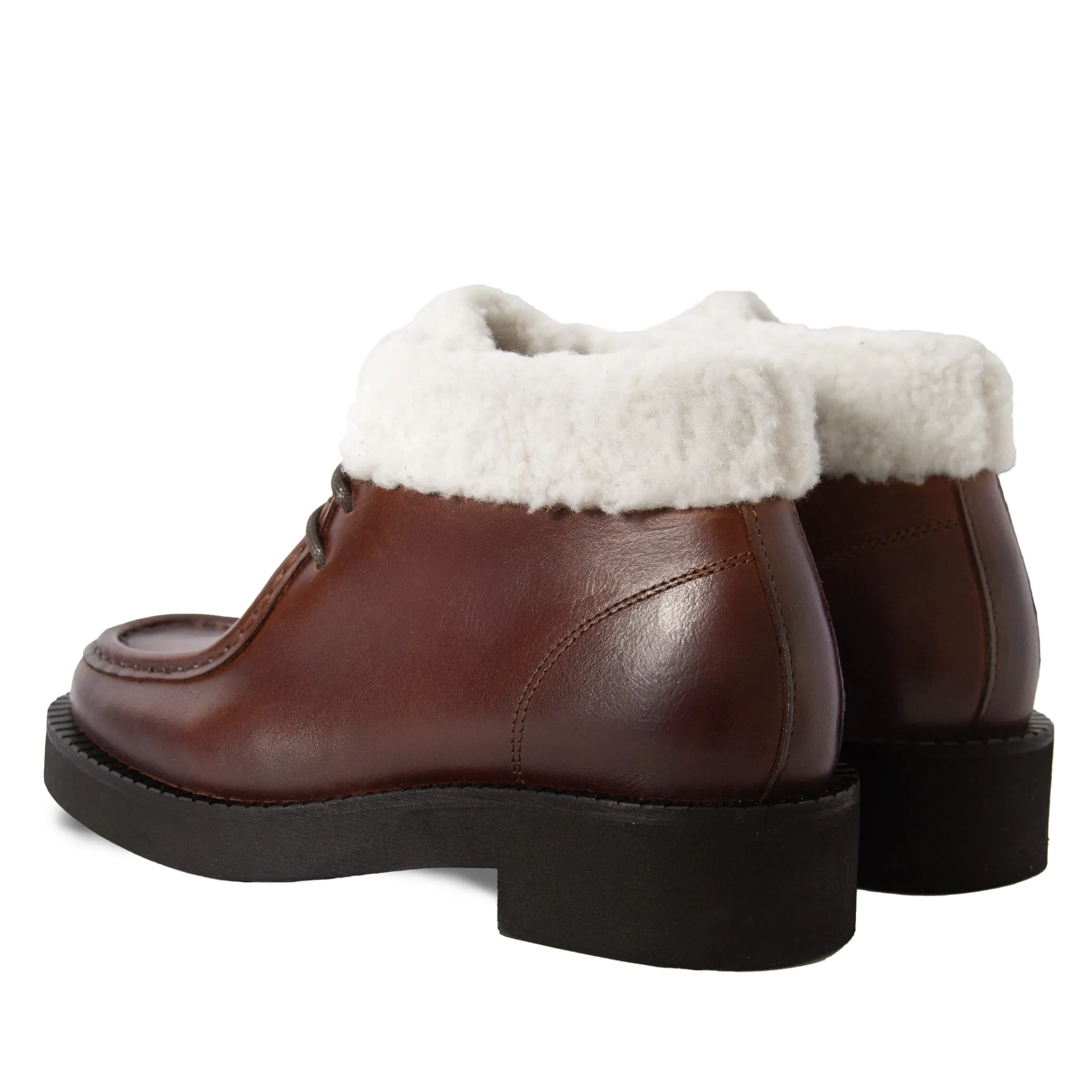 Femme JULES & JENN Bottines & Bottes | Bottines fourrées basses cuir