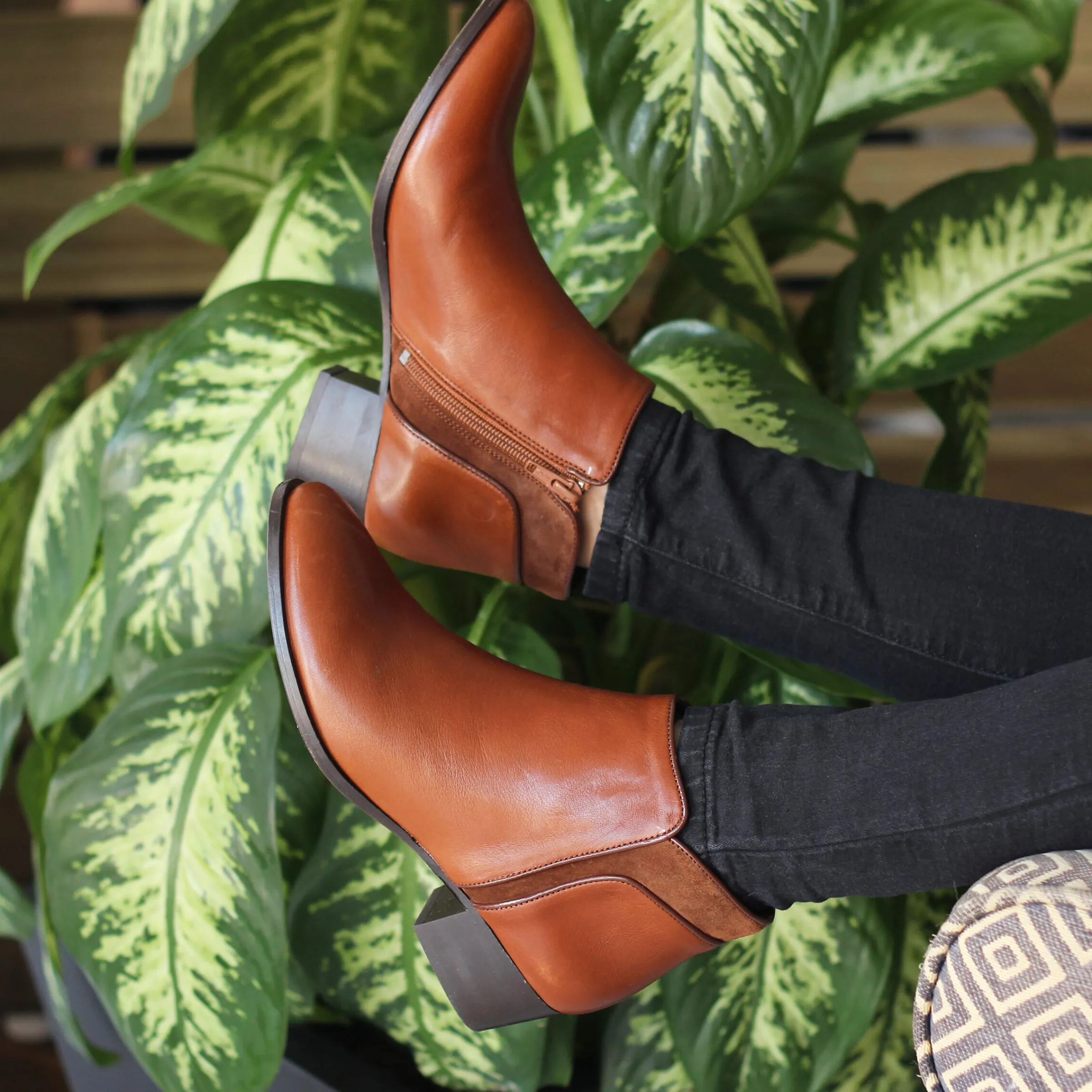 Femme JULES & JENN Bottines & Bottes | Bottines moyen talon cuir