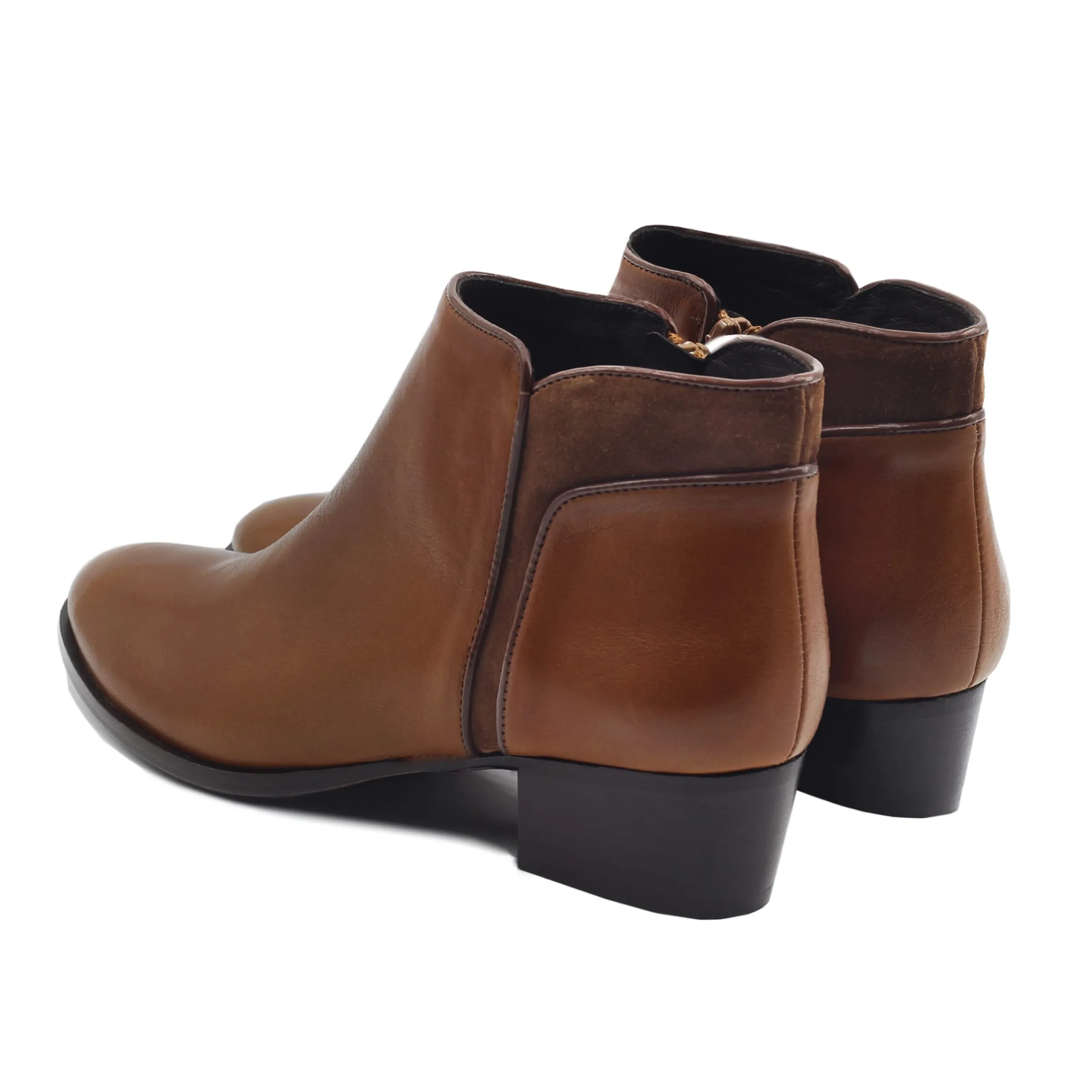 Femme JULES & JENN Bottines & Bottes | Bottines moyen talon cuir