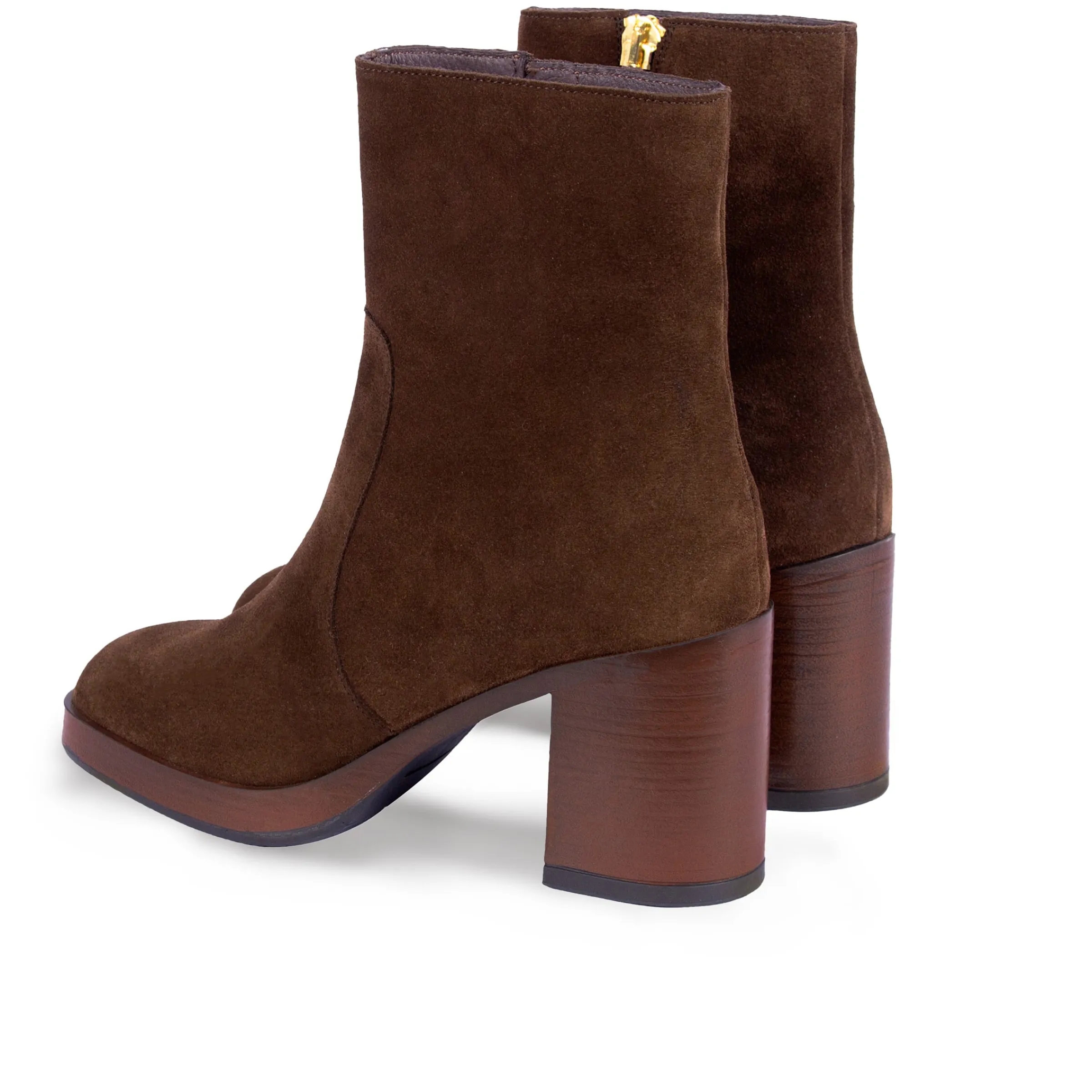Femme JULES & JENN Bottines & Bottes | Bottines plateforme cuir daim