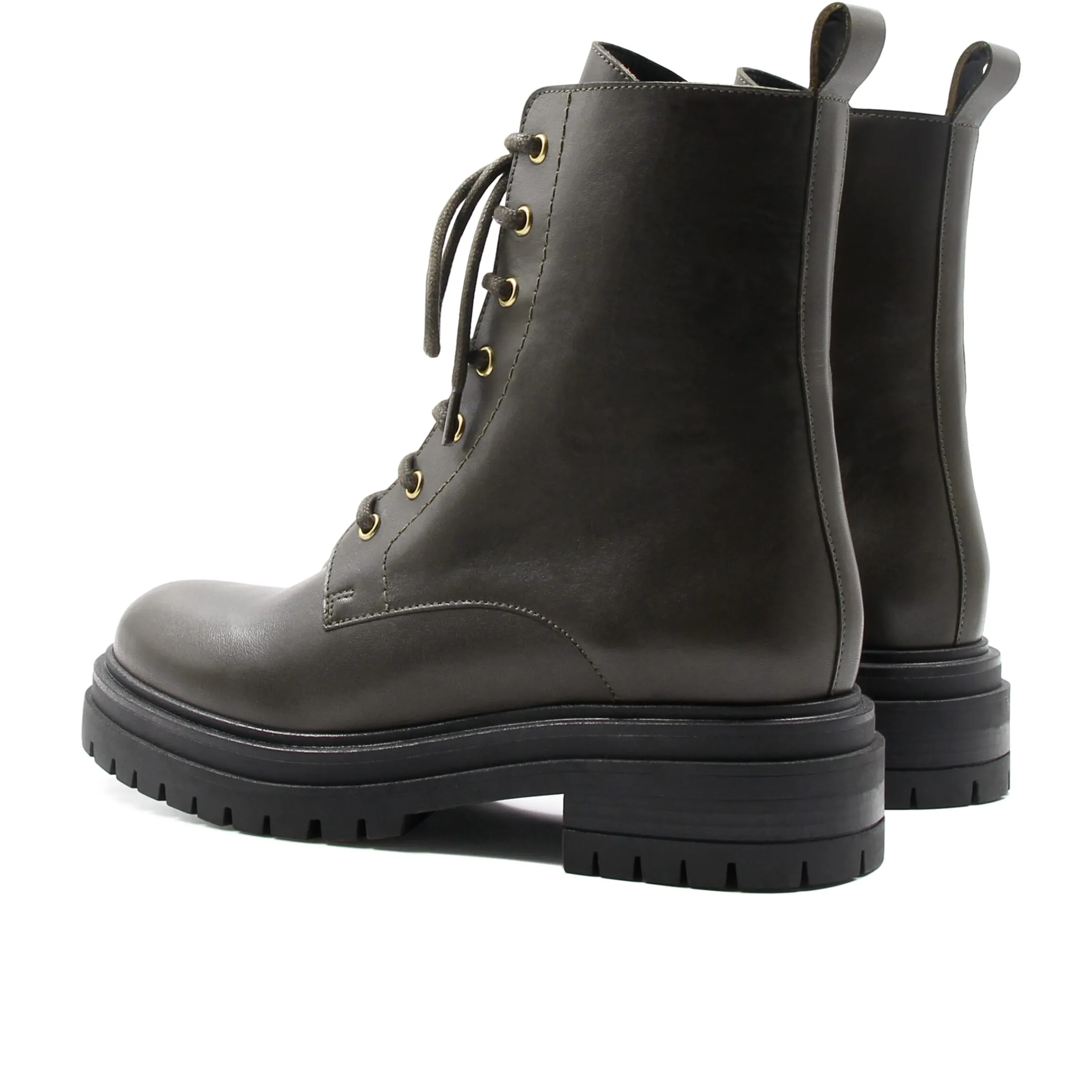 Femme JULES & JENN Bottines & Bottes | Bottines ranger crantées cuir