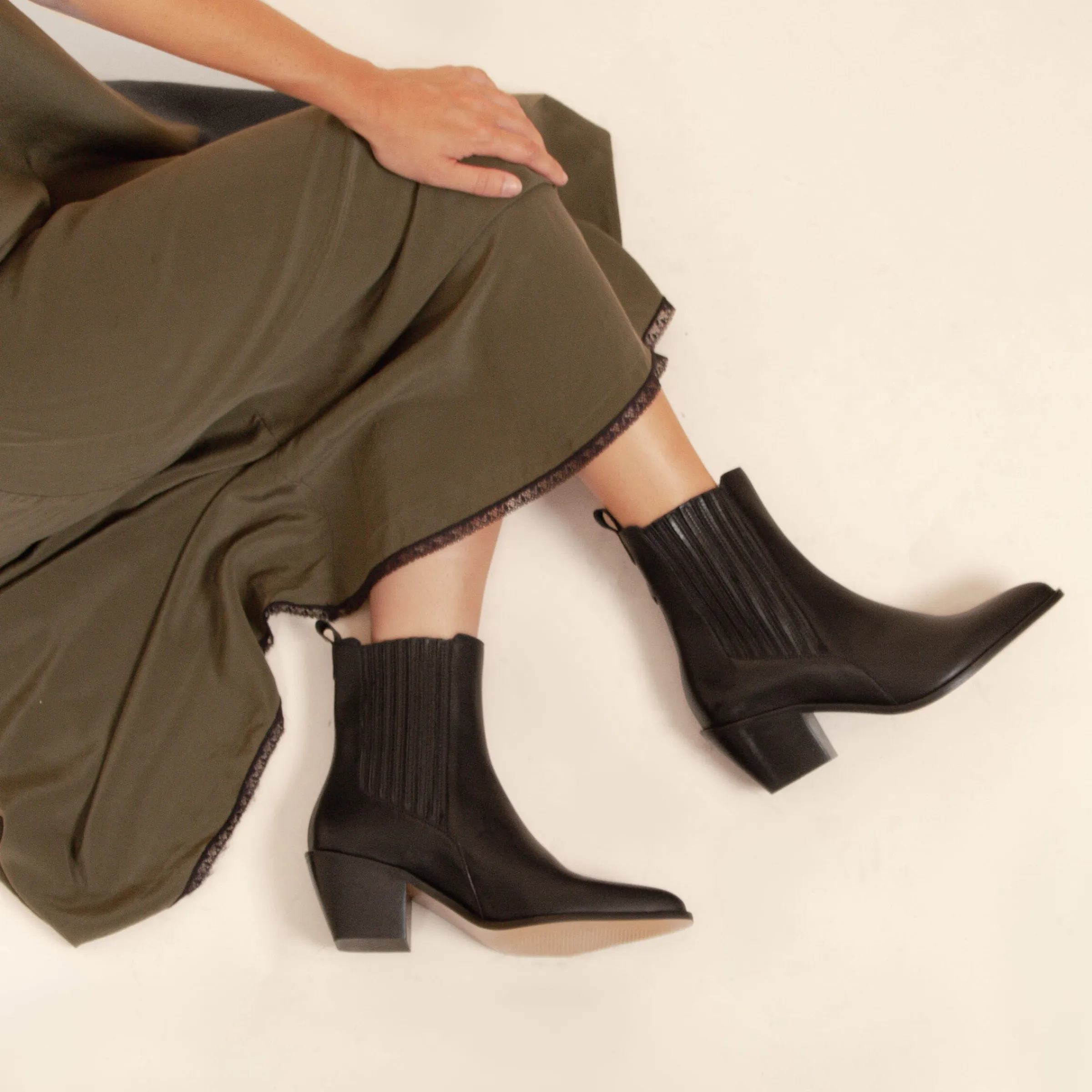 Femme JULES & JENN Bottines & Bottes | Bottines santiag cuir