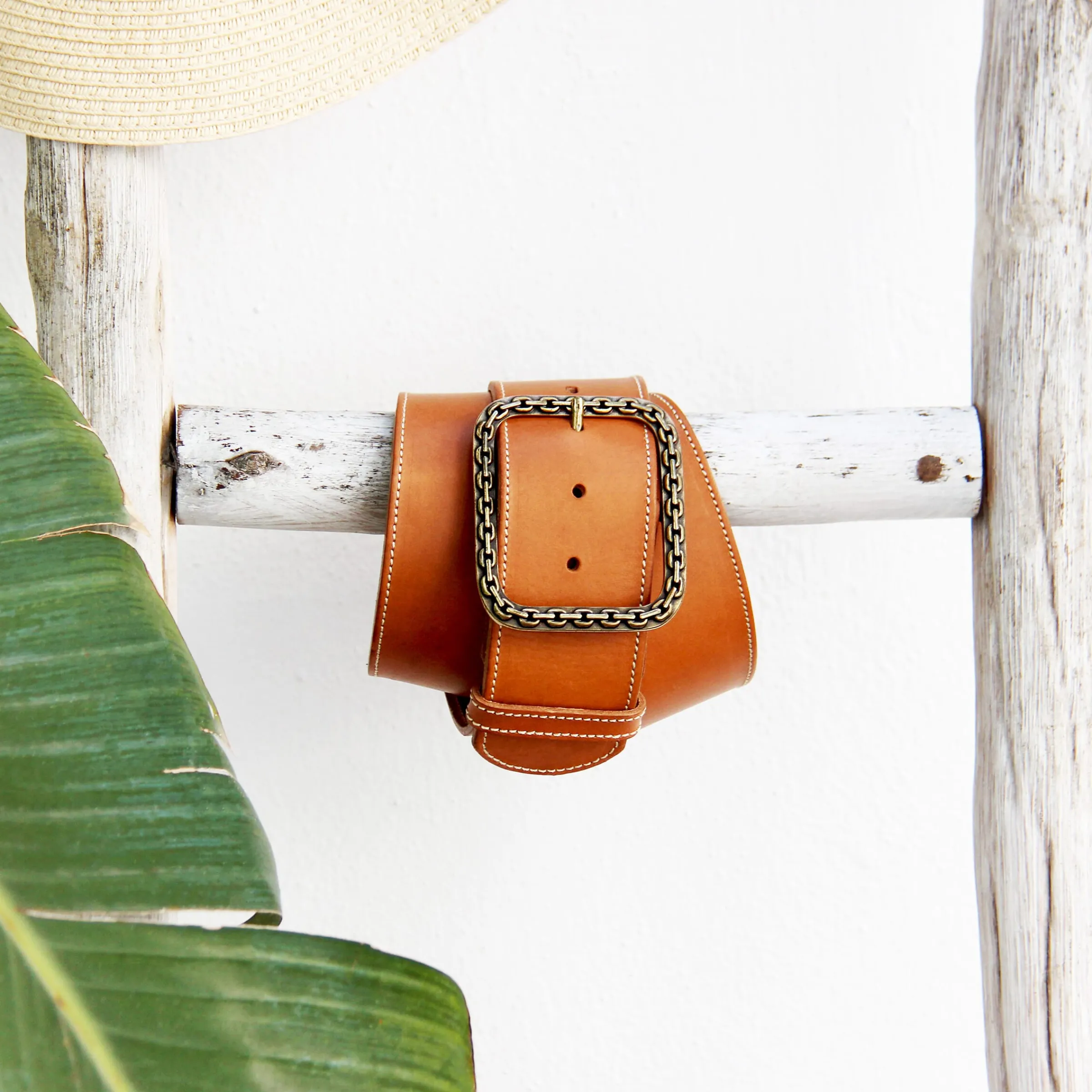 ceinture_bijou_cuir_camel_2.webp Femme JULES & JENN Ceintures | Ceinture bijou cuir