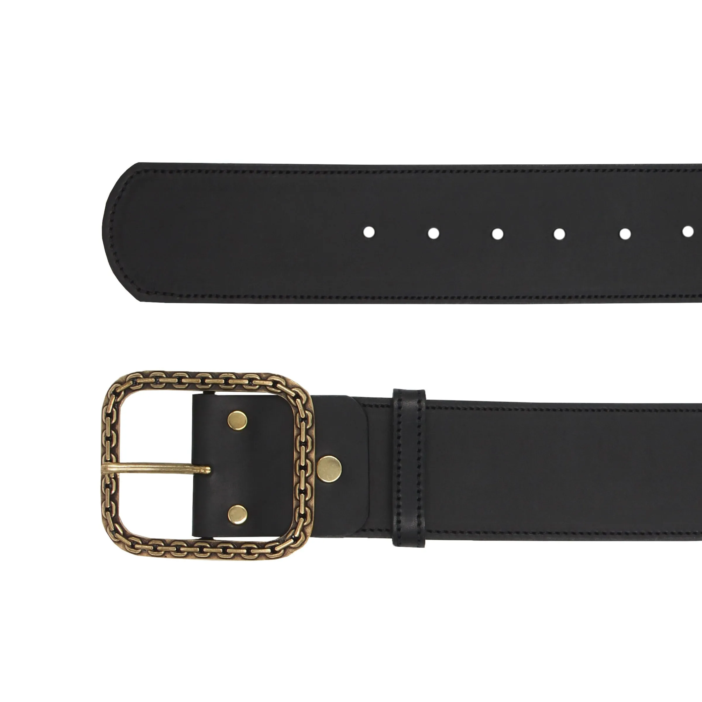 ceinture_bijou_cuir_noir_4.webp Femme JULES & JENN Ceintures | Ceinture bijou cuir