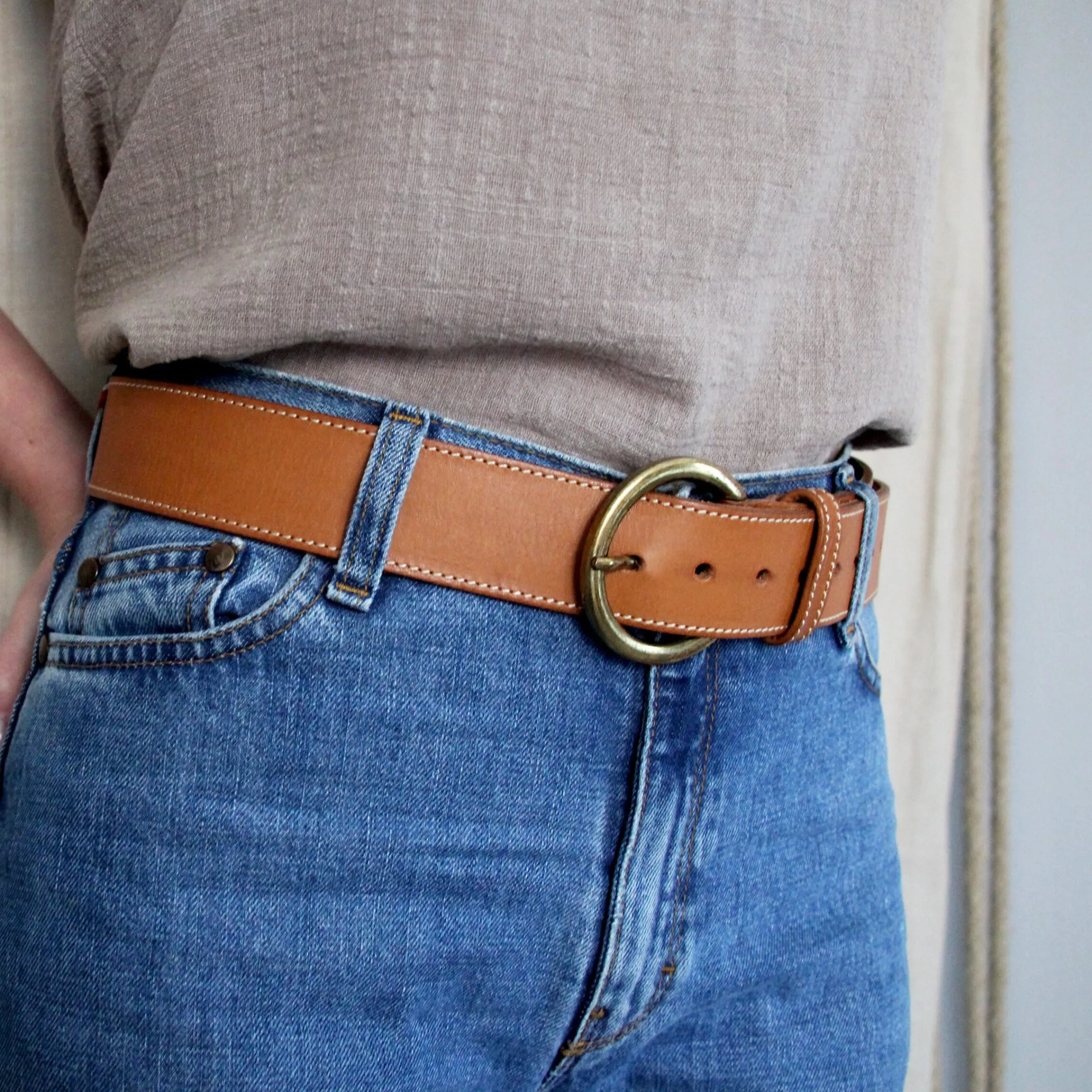 Femme JULES & JENN Ceintures | Ceinture bohème cuir