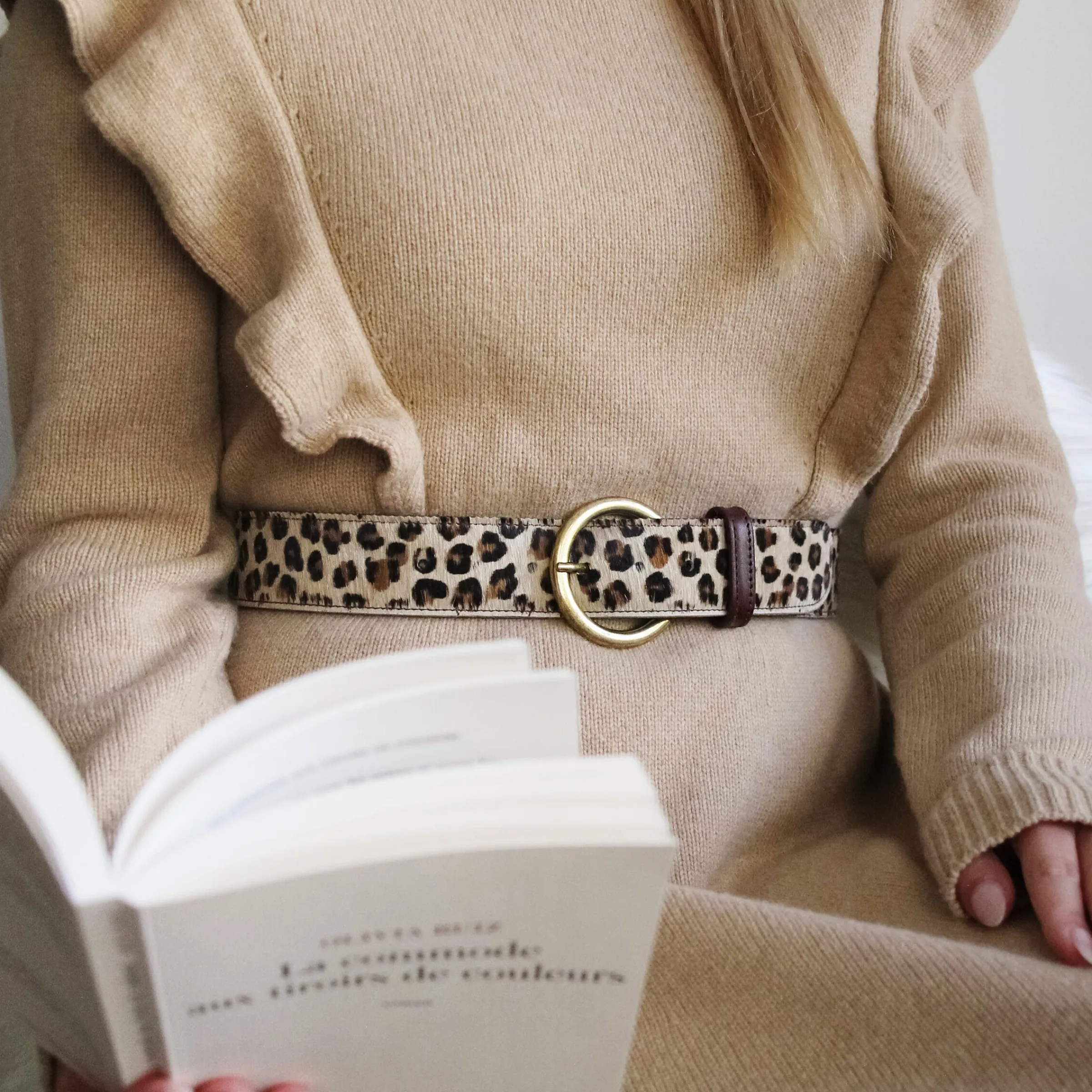 Femme JULES & JENN Ceintures | Ceinture bohème cuir