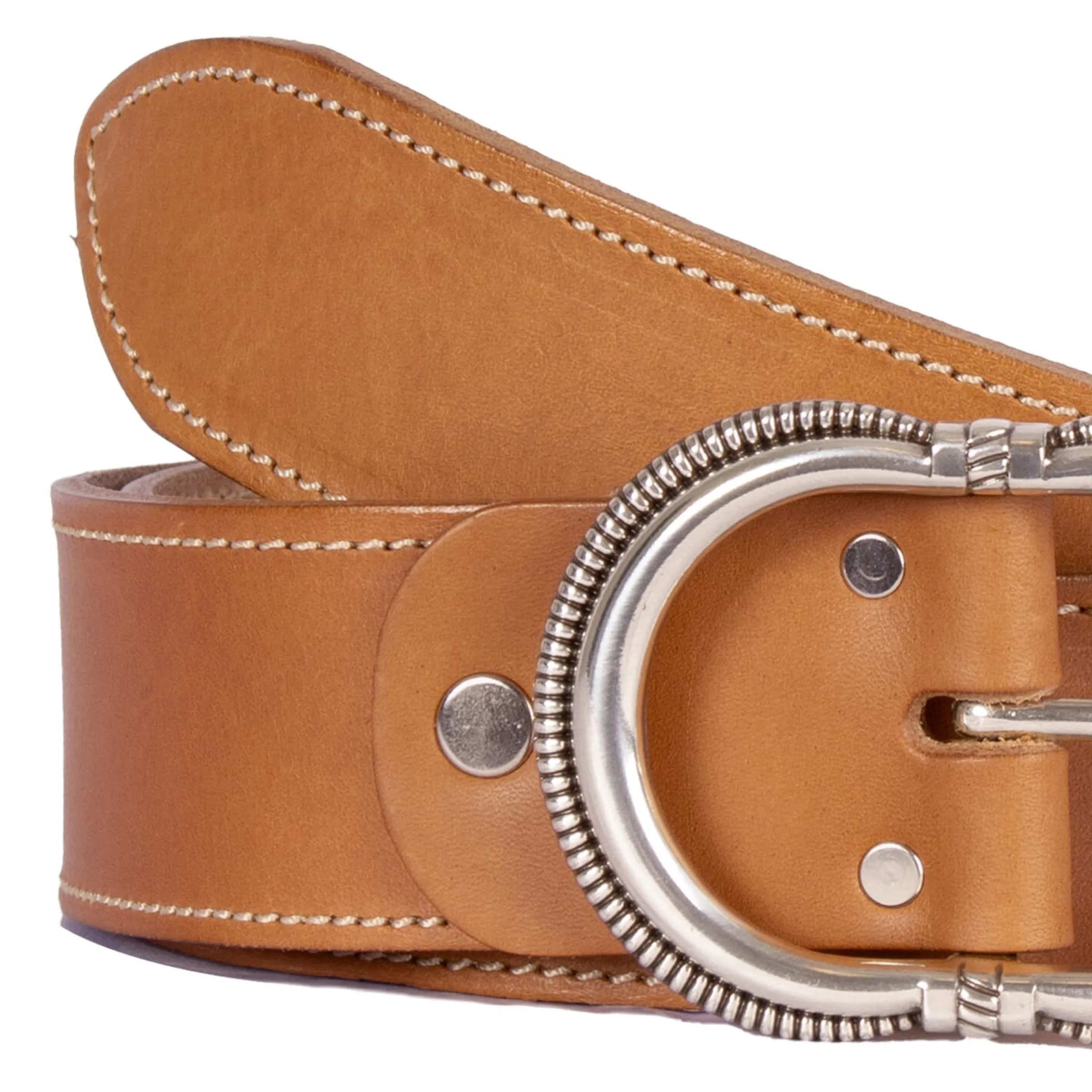 ceinture_camargue_cuir_camel_2.webp Femme JULES & JENN Ceintures | Ceinture Camargue cuir