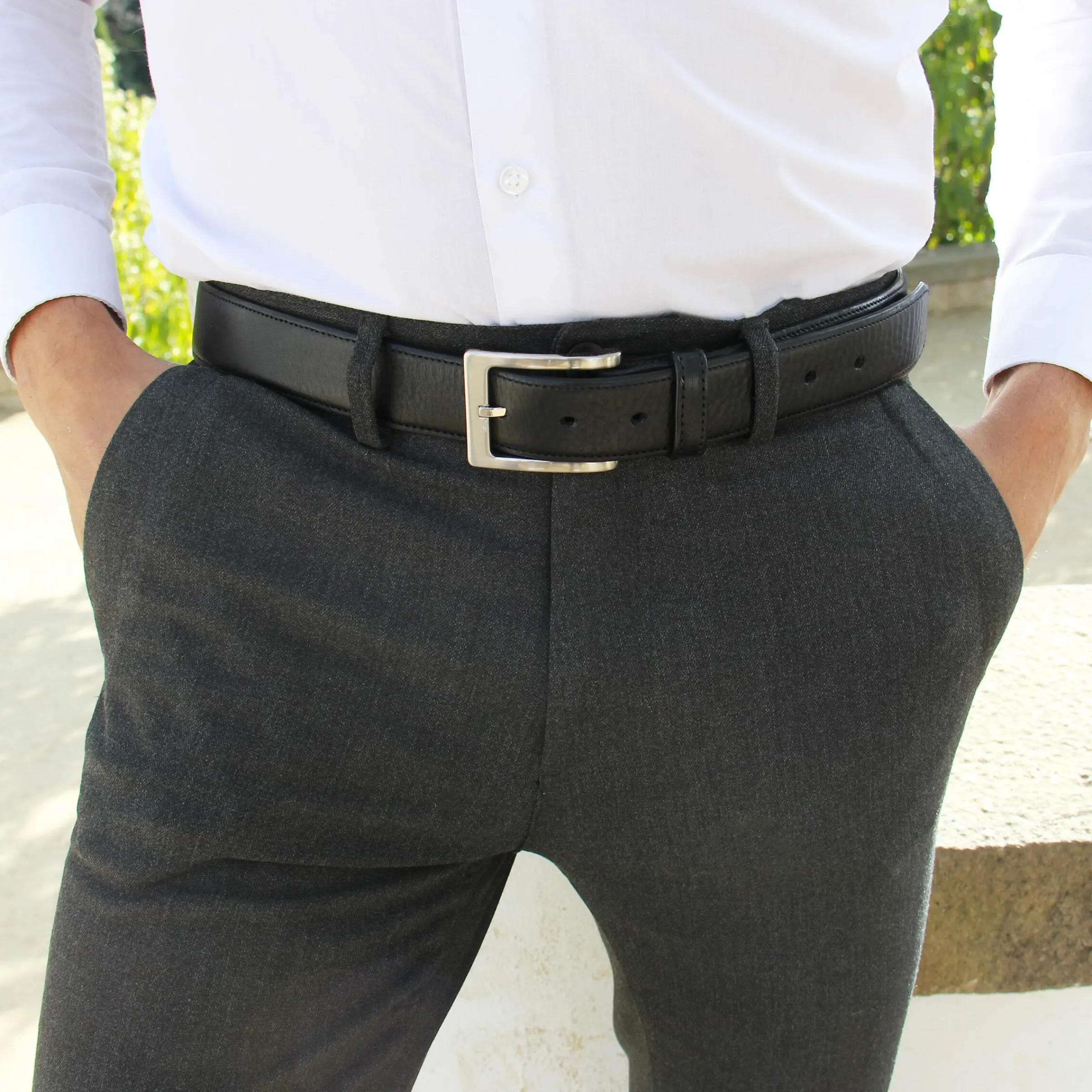 Homme JULES & JENN Ceintures | Ceinture classique cuir