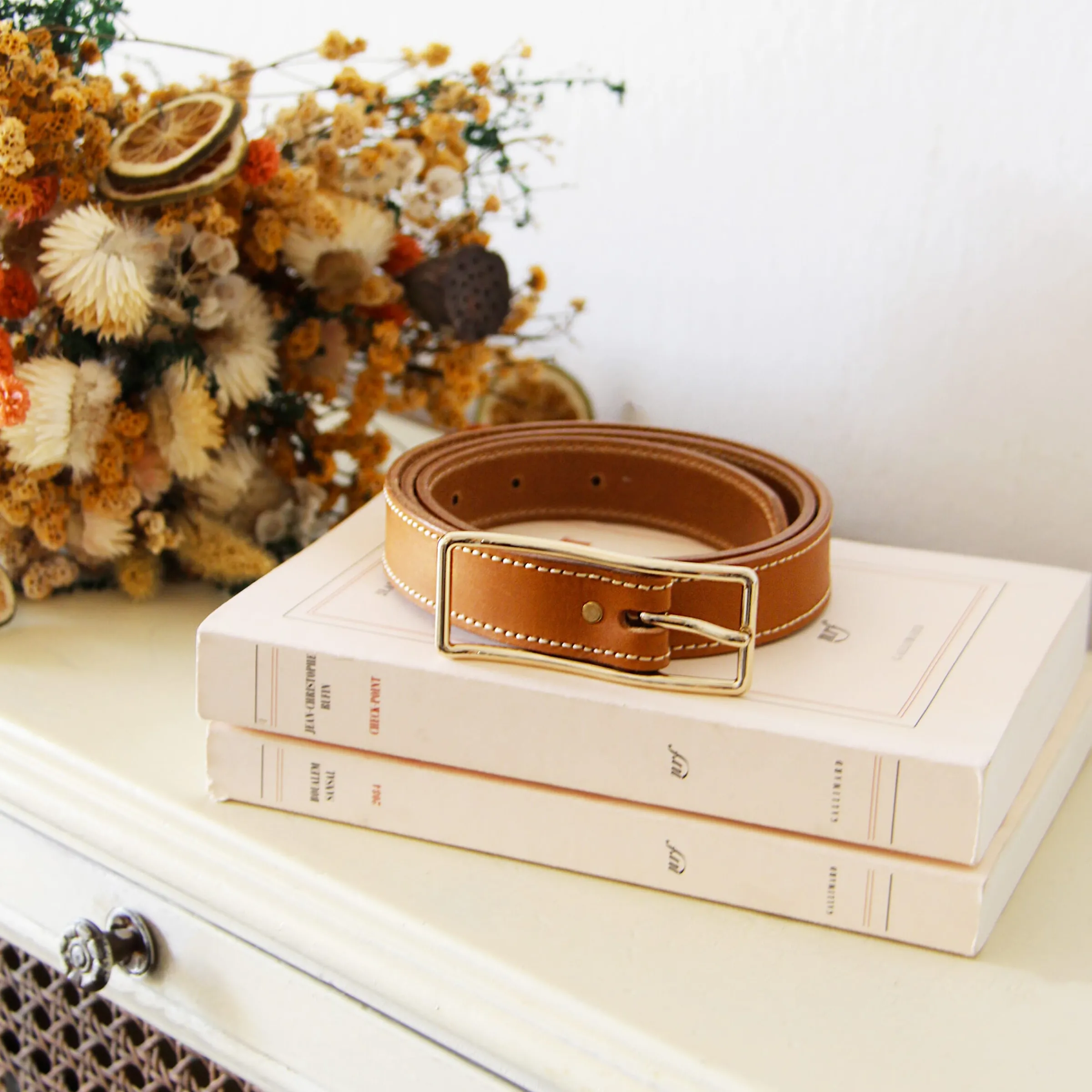 Femme JULES & JENN Ceintures | Ceinture mademoiselle cuir