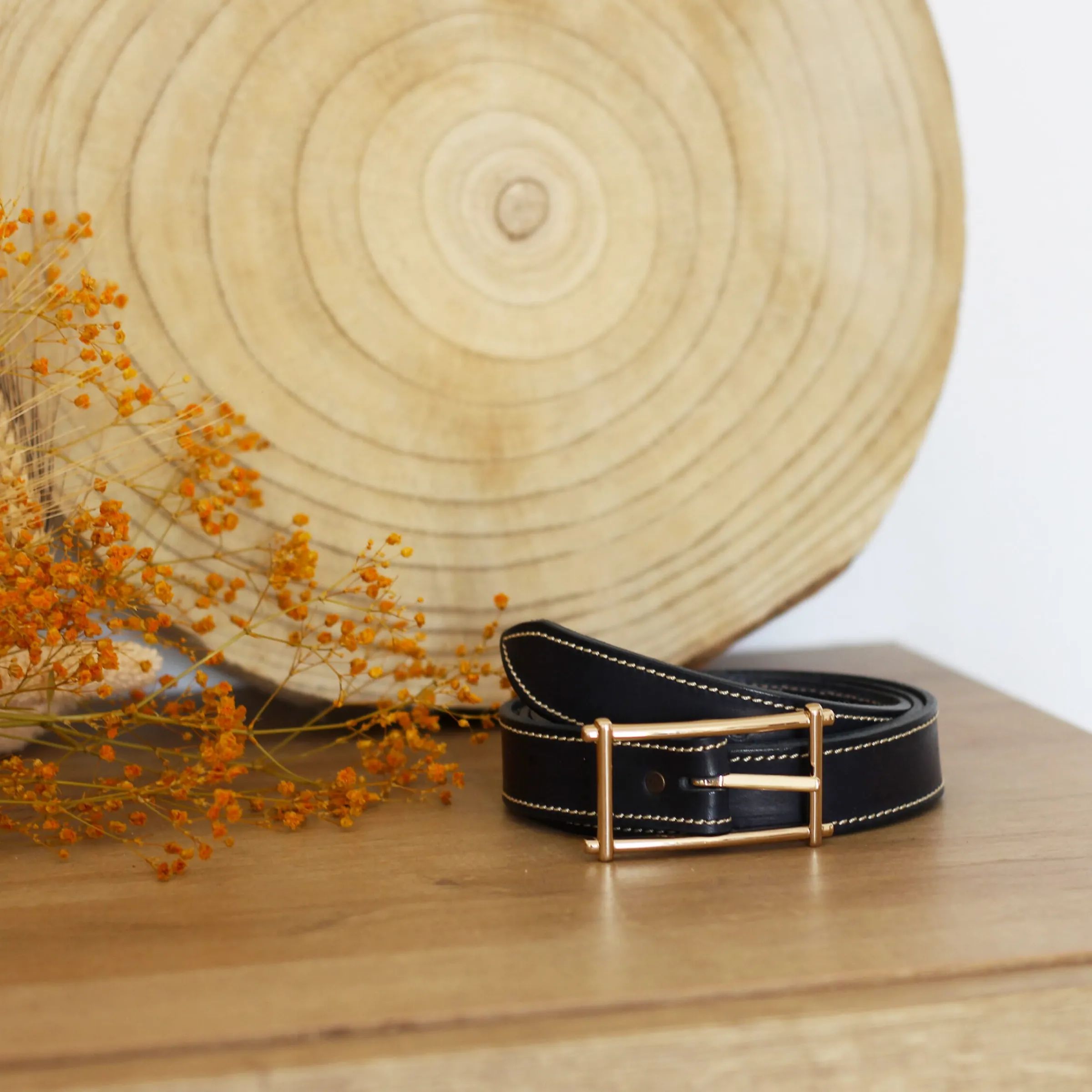 Femme JULES & JENN Ceintures | Ceinture mademoiselle cuir