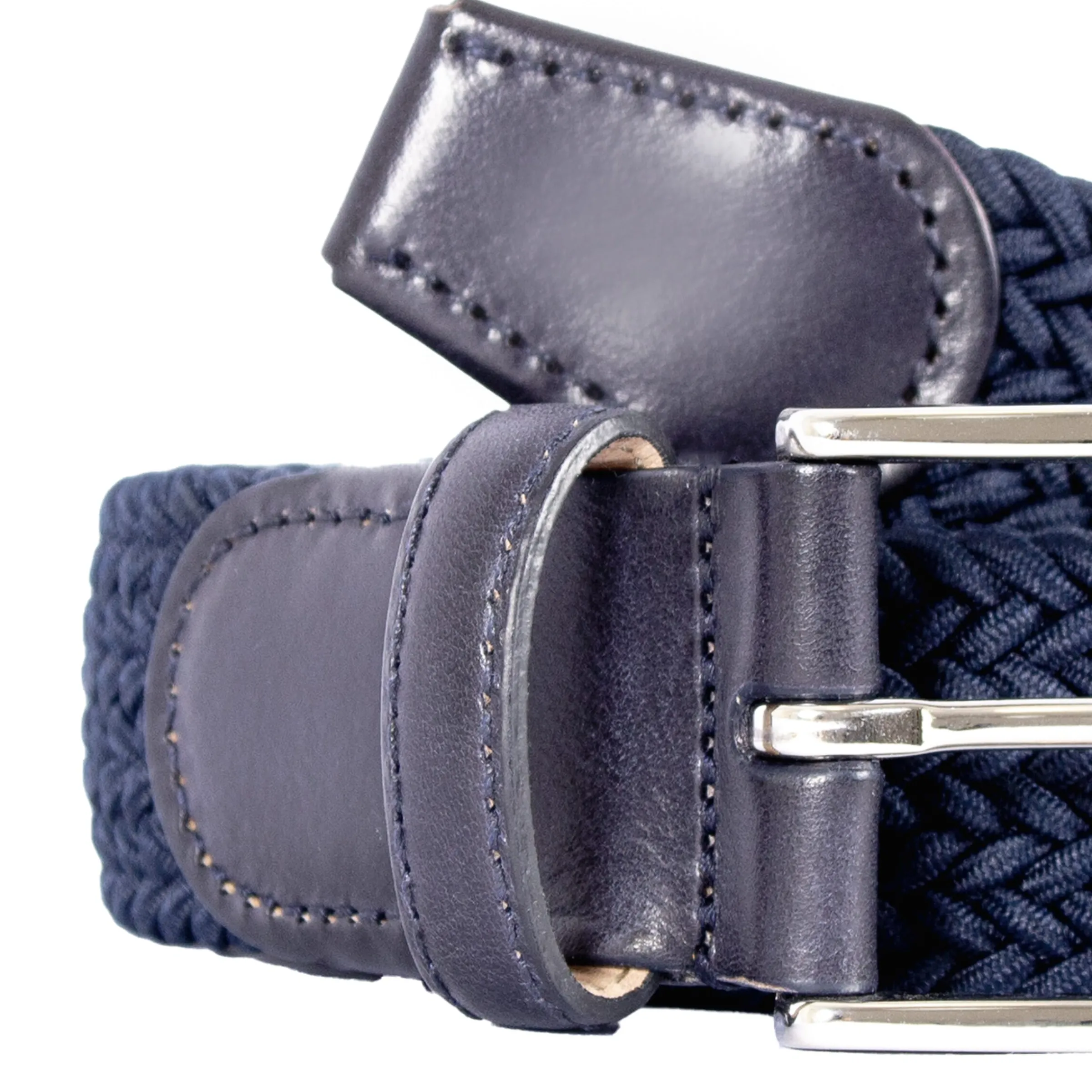 Homme JULES & JENN Ceintures | Ceinture tressée bleue