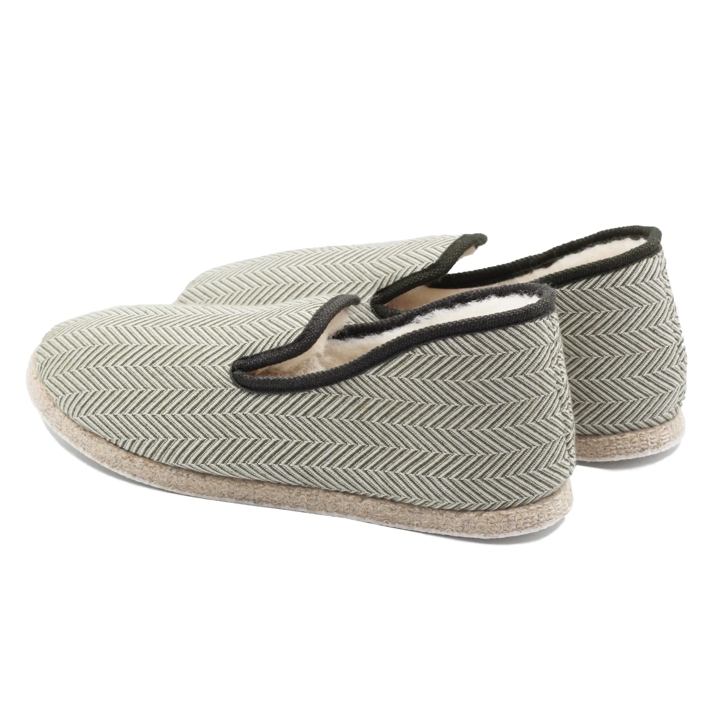 Femme JULES & JENN Charentaises | Charentaises | Charentaises tradition blanc kaki