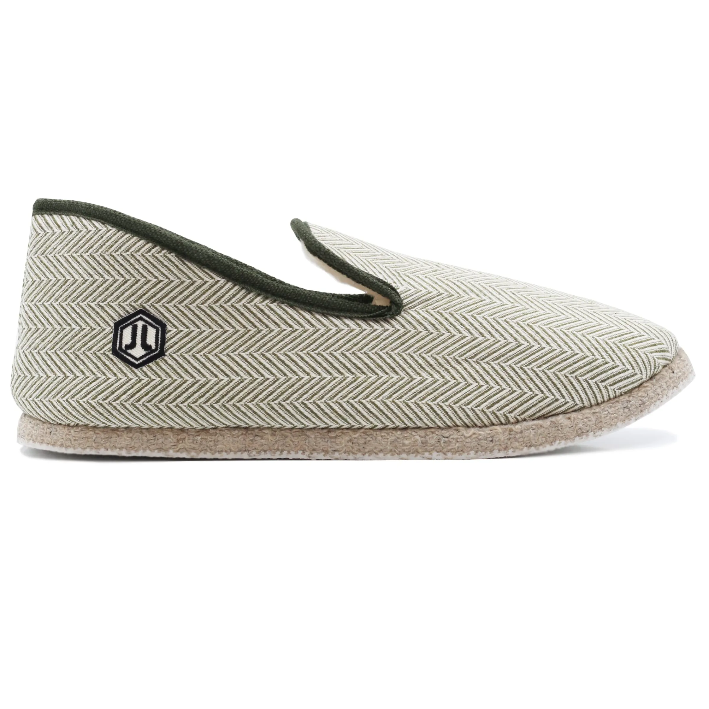 charentaises_tradition_blanc_kaki_4.webp Femme JULES & JENN Charentaises | Charentaises | Charentaises tradition blanc kaki