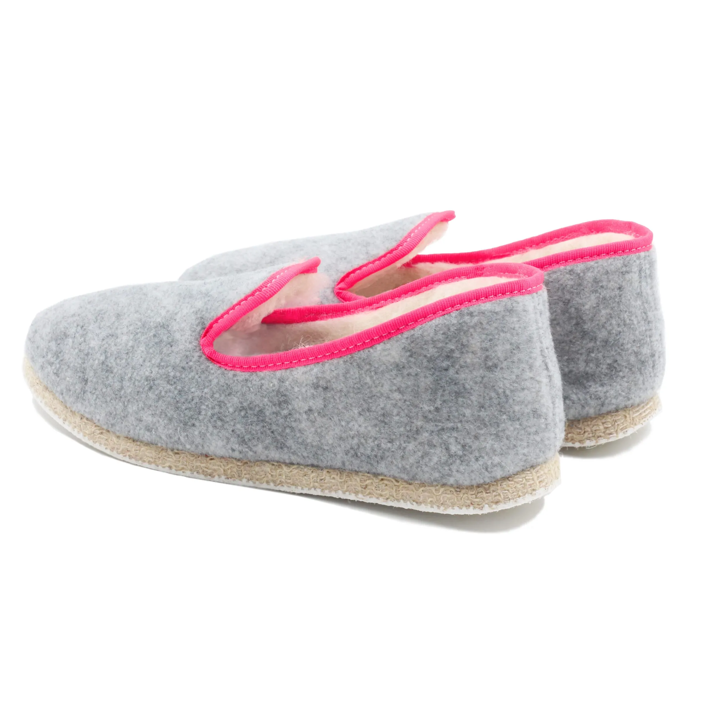 Femme JULES & JENN Charentaises | Charentaises | Charentaises tradition gris rose