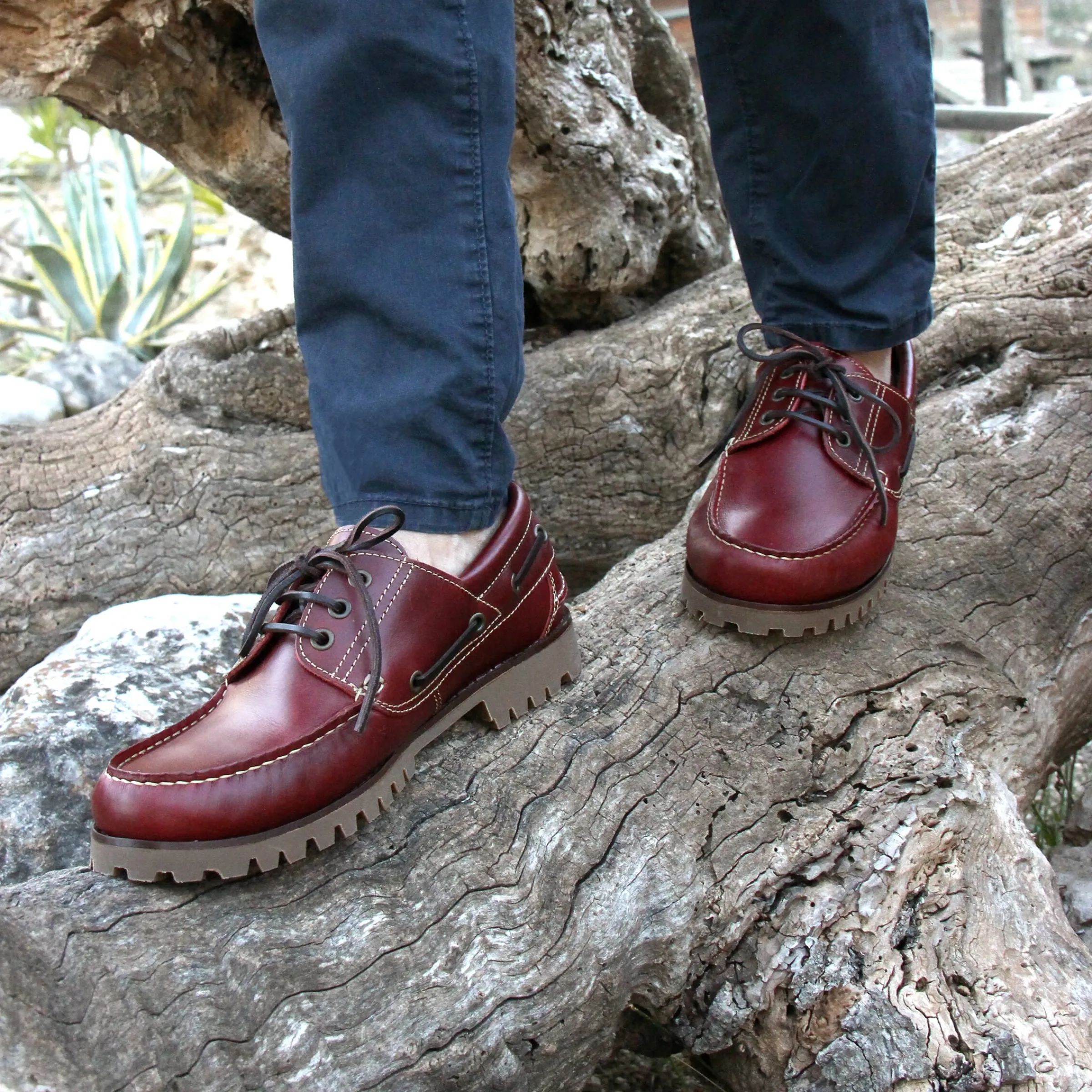 Homme JULES & JENN Fins De Série Solidaires | Chaussures bateau crampons