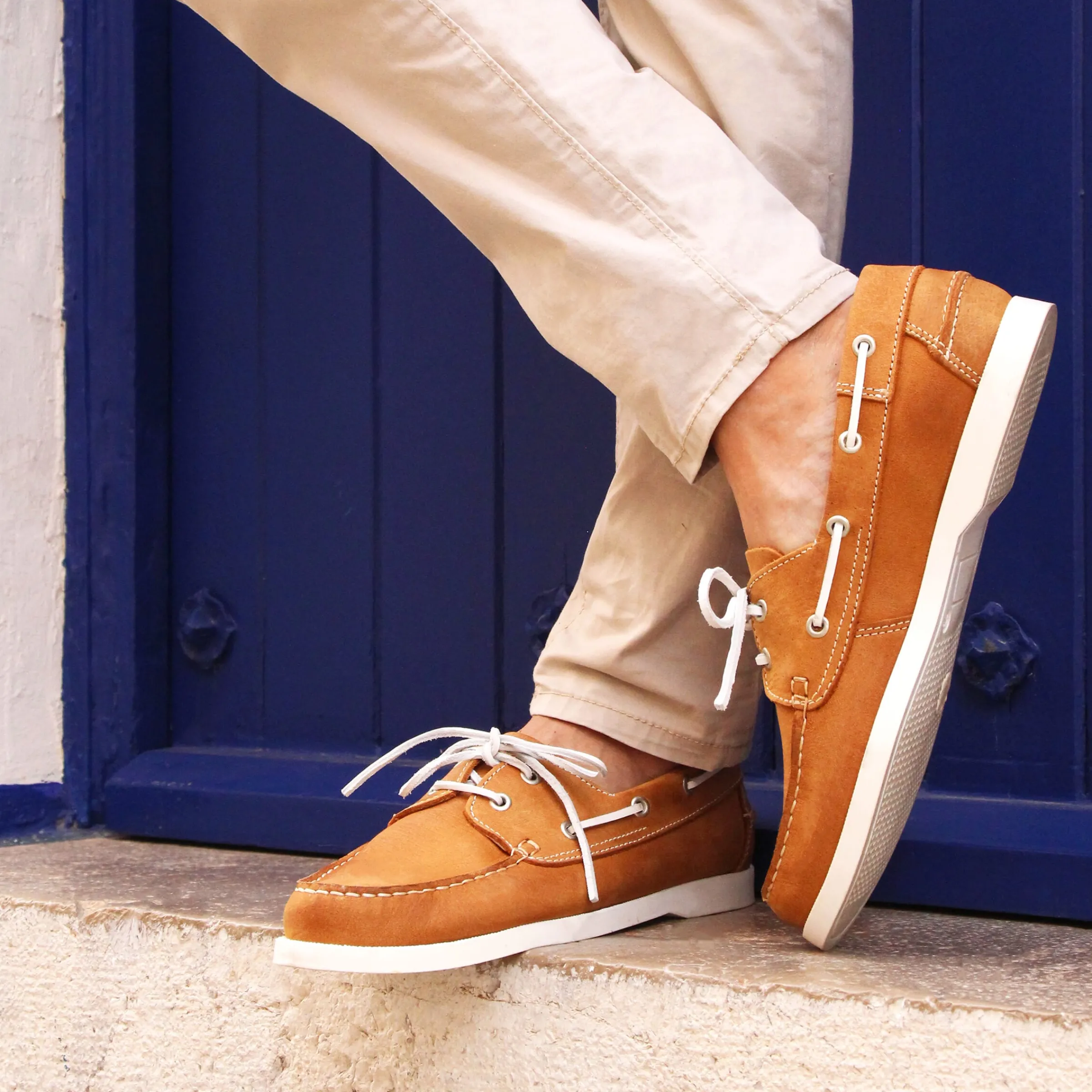Homme JULES & JENN Chaussures Bateau | Chaussures bateau cuir