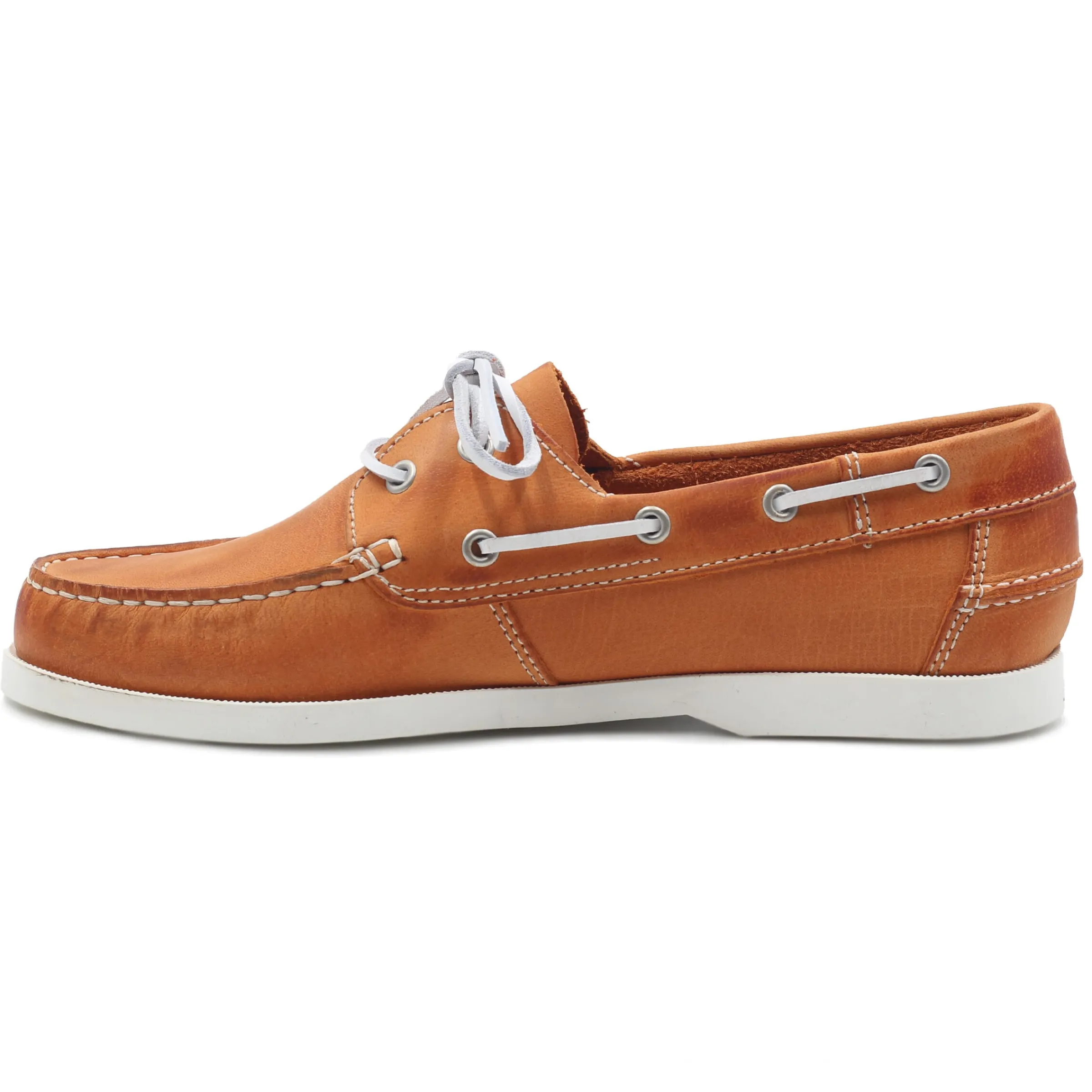 chaussures_bateau_cuir_orange_5.webp Homme JULES & JENN Chaussures Bateau | Chaussures bateau cuir