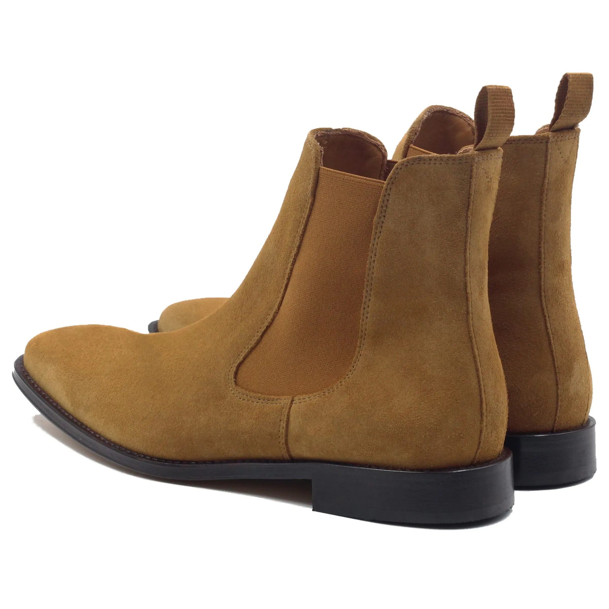 Homme JULES & JENN Fins De Série Solidaires | Chelsea boots cuir daim