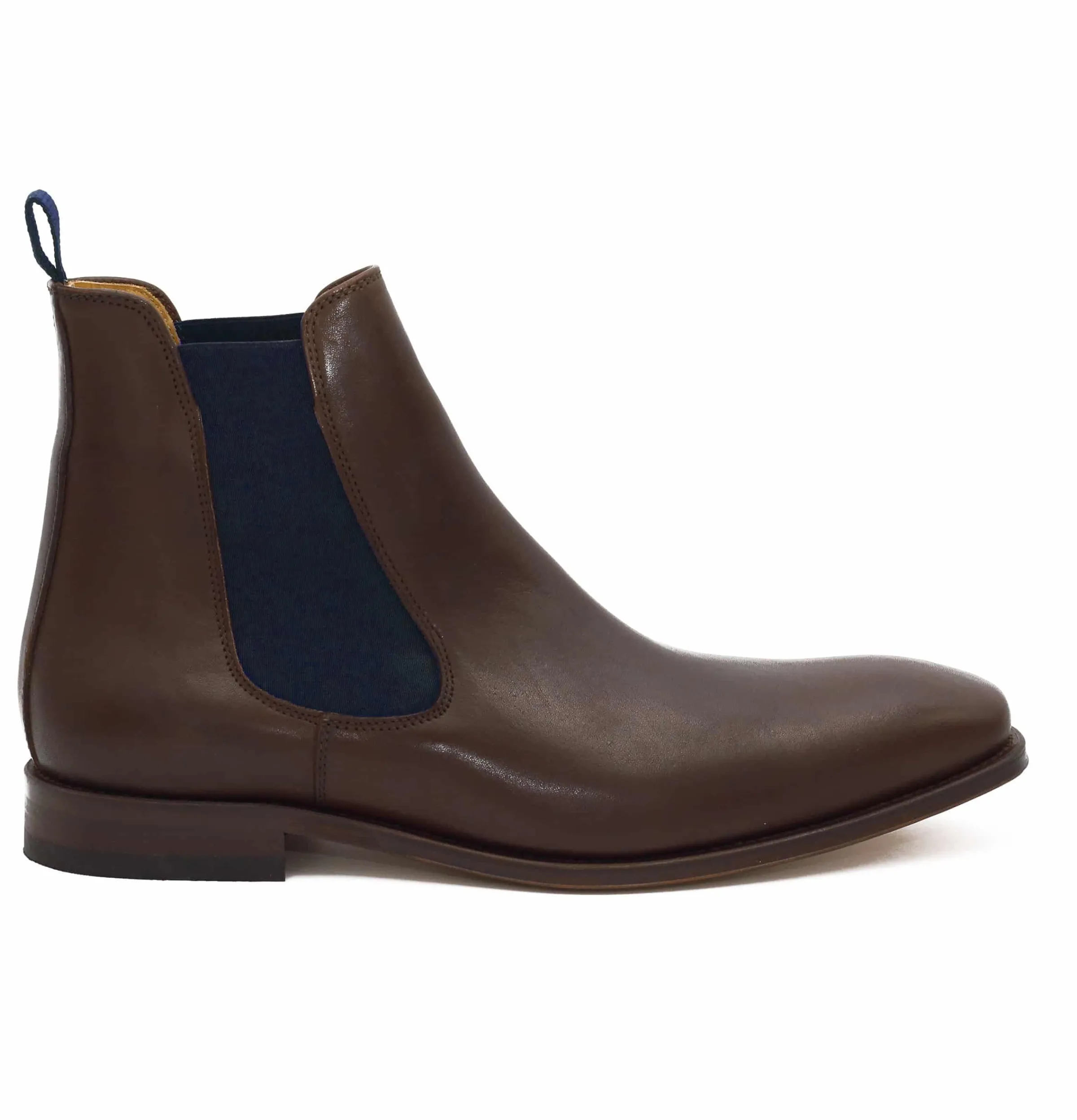 chelsea_boots_cuir_marron_bleu_4.webp Homme JULES & JENN Fins De Série Solidaires | Chelsea boots cuir marron bleu