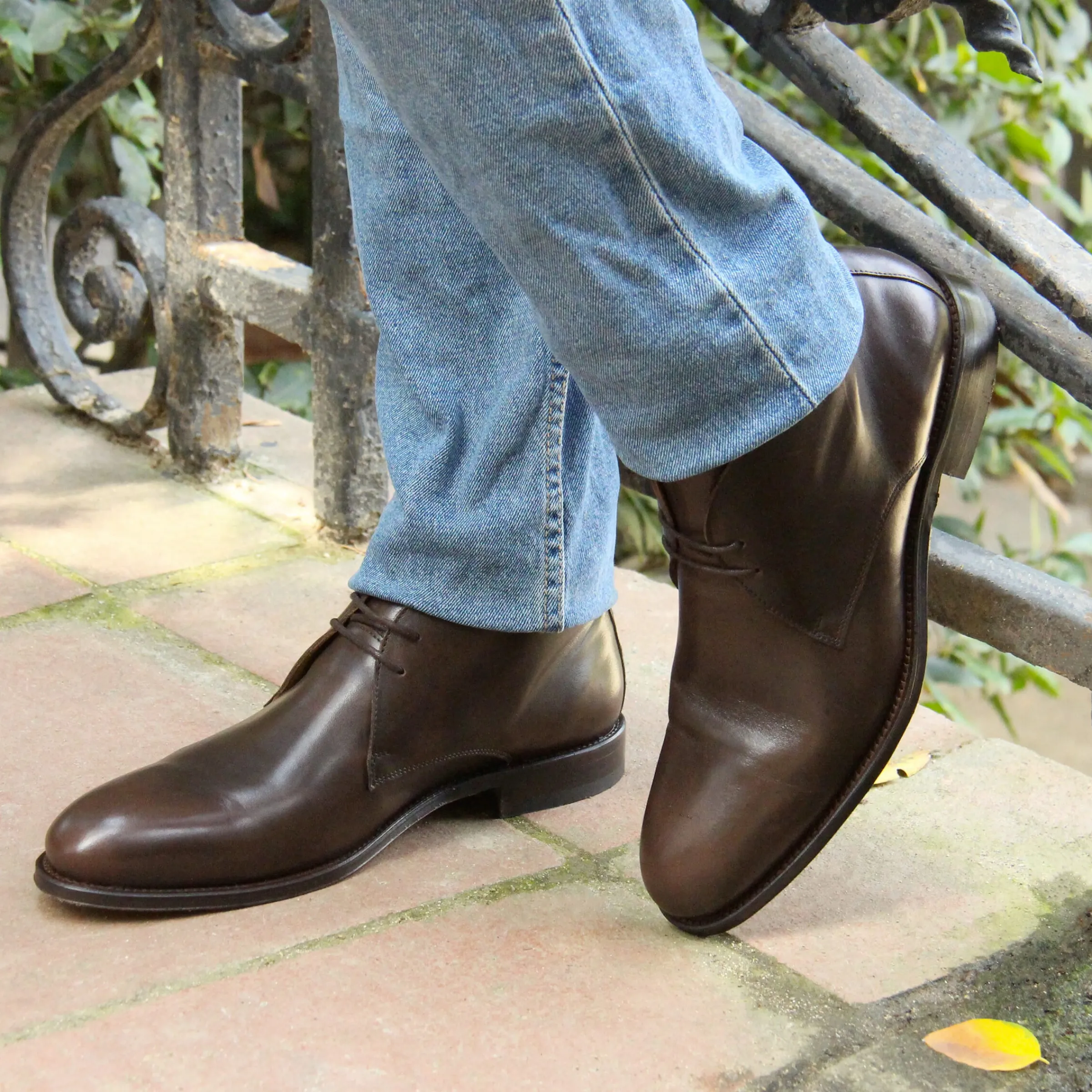 Homme JULES & JENN Boots | Desert boots cuir