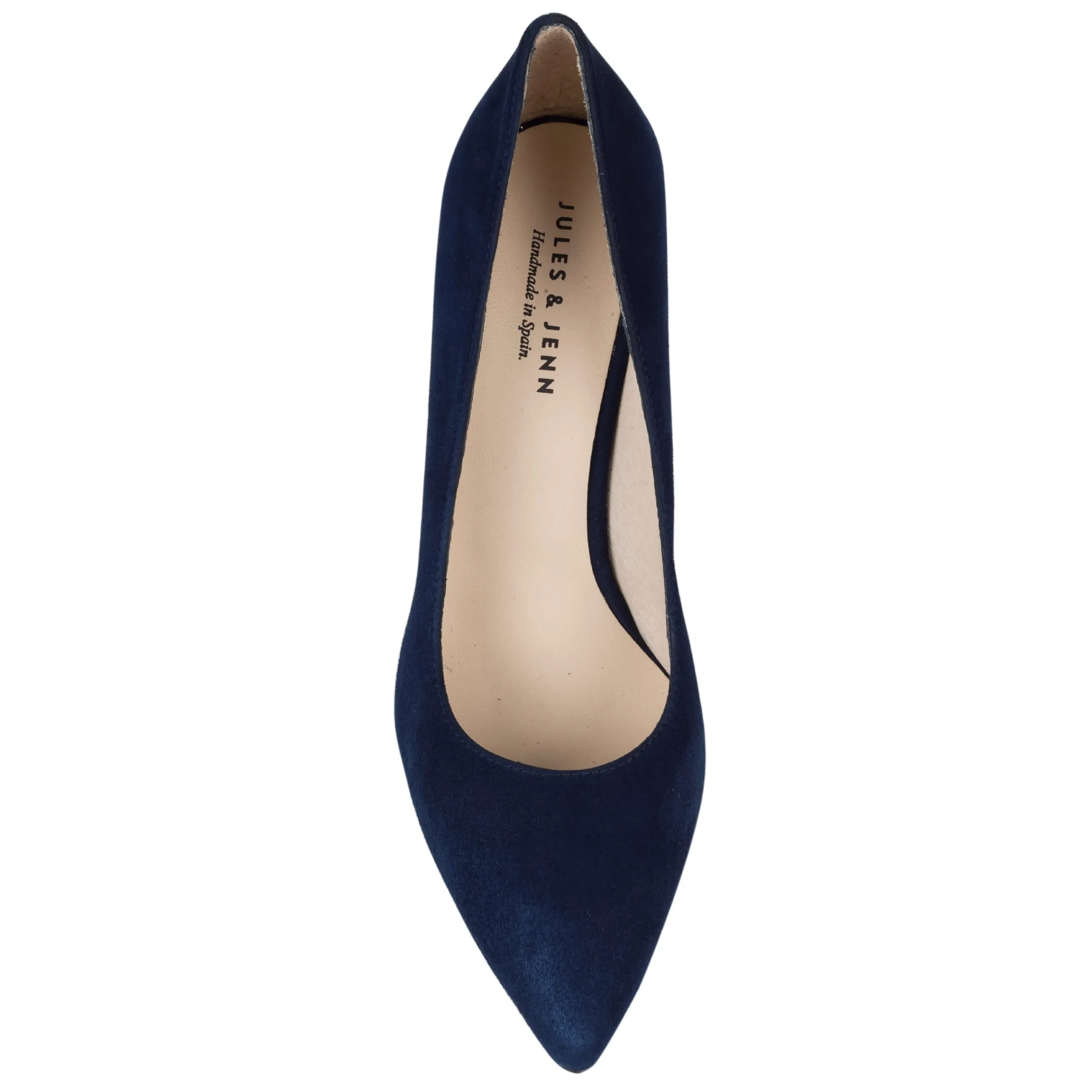 escarpins_cuir_daim_bleu_marine_3.webp Femme JULES & JENN Escarpins | Escarpins cuir daim bleu marine