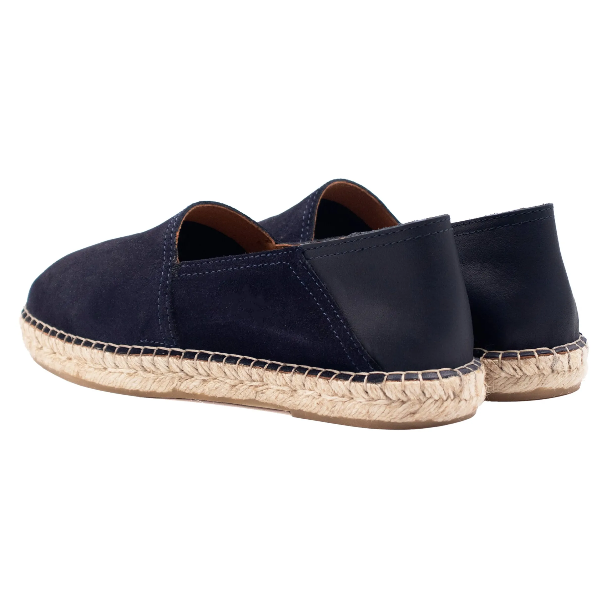 Homme JULES & JENN Espadrilles & Sandales | Espadrilles cuir daim bleu