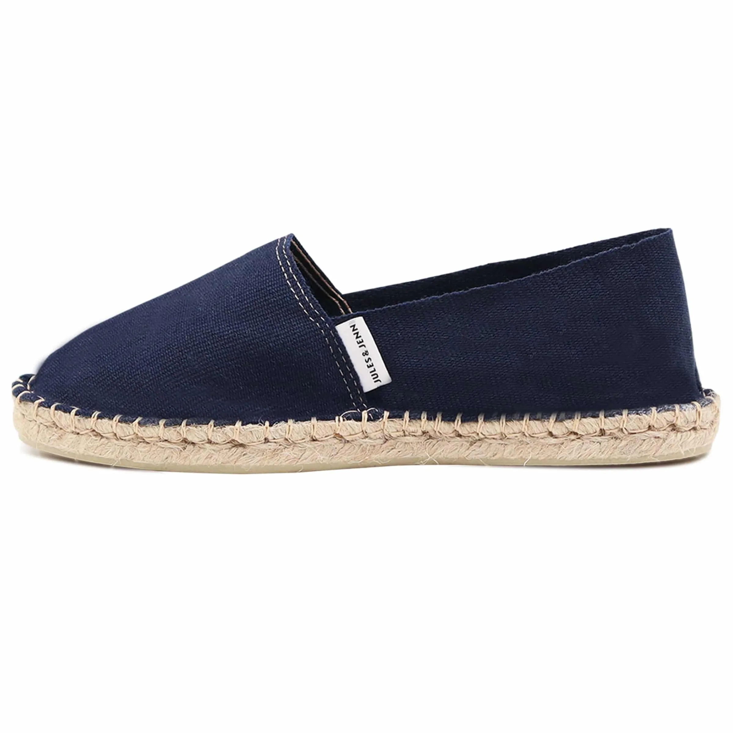 espadrilles_toile_coton_bleu_4.webp Femme JULES & JENN Espadrilles & Sandales | Espadrilles | Espadrilles toile coton bleu