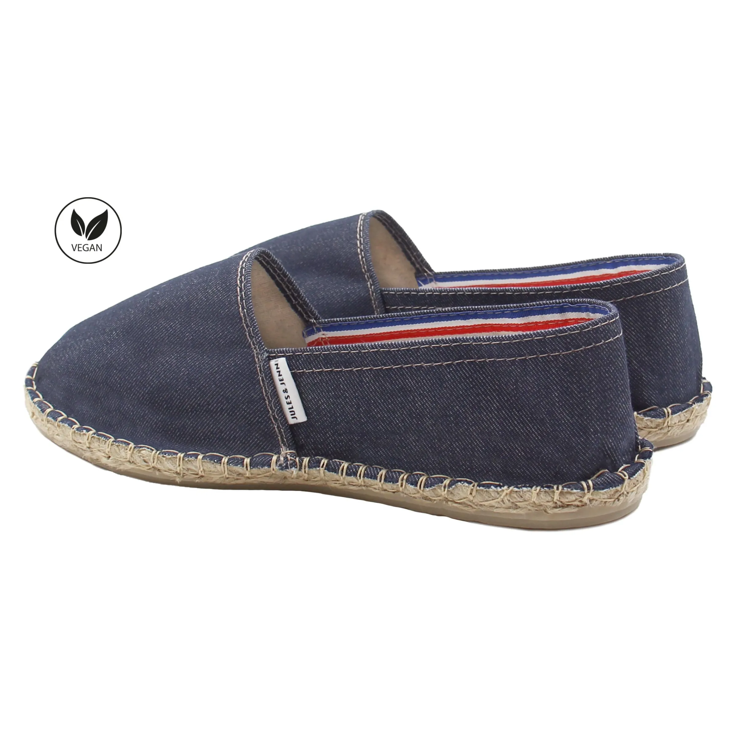 Femme JULES & JENN Espadrilles & Sandales | Espadrilles | Espadrilles toile de jean bleu