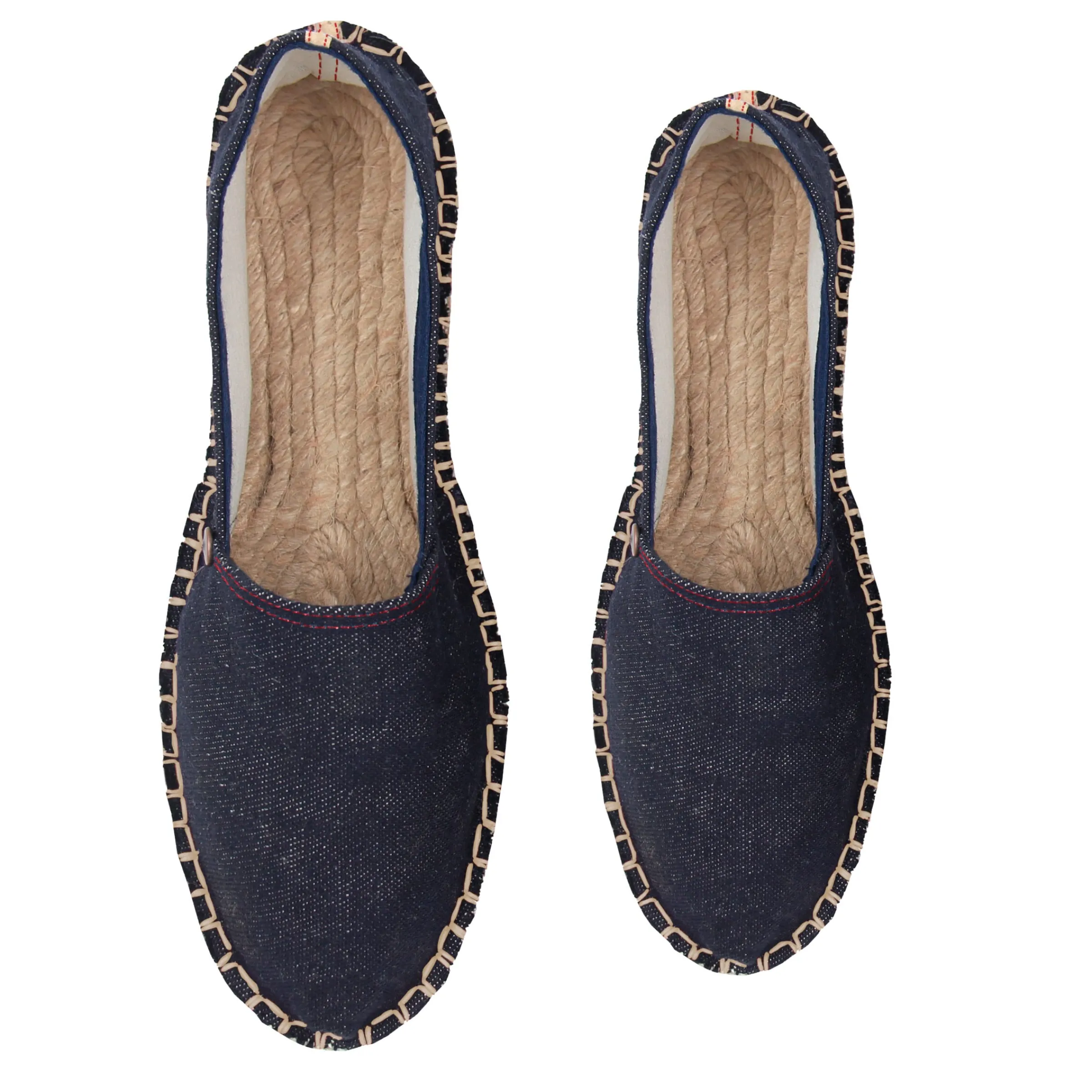 espadrilles_toile_jean_en_chanvre_bleu_3.webp Femme JULES & JENN Espadrilles | Espadrilles toile jean en chanvre bleu
