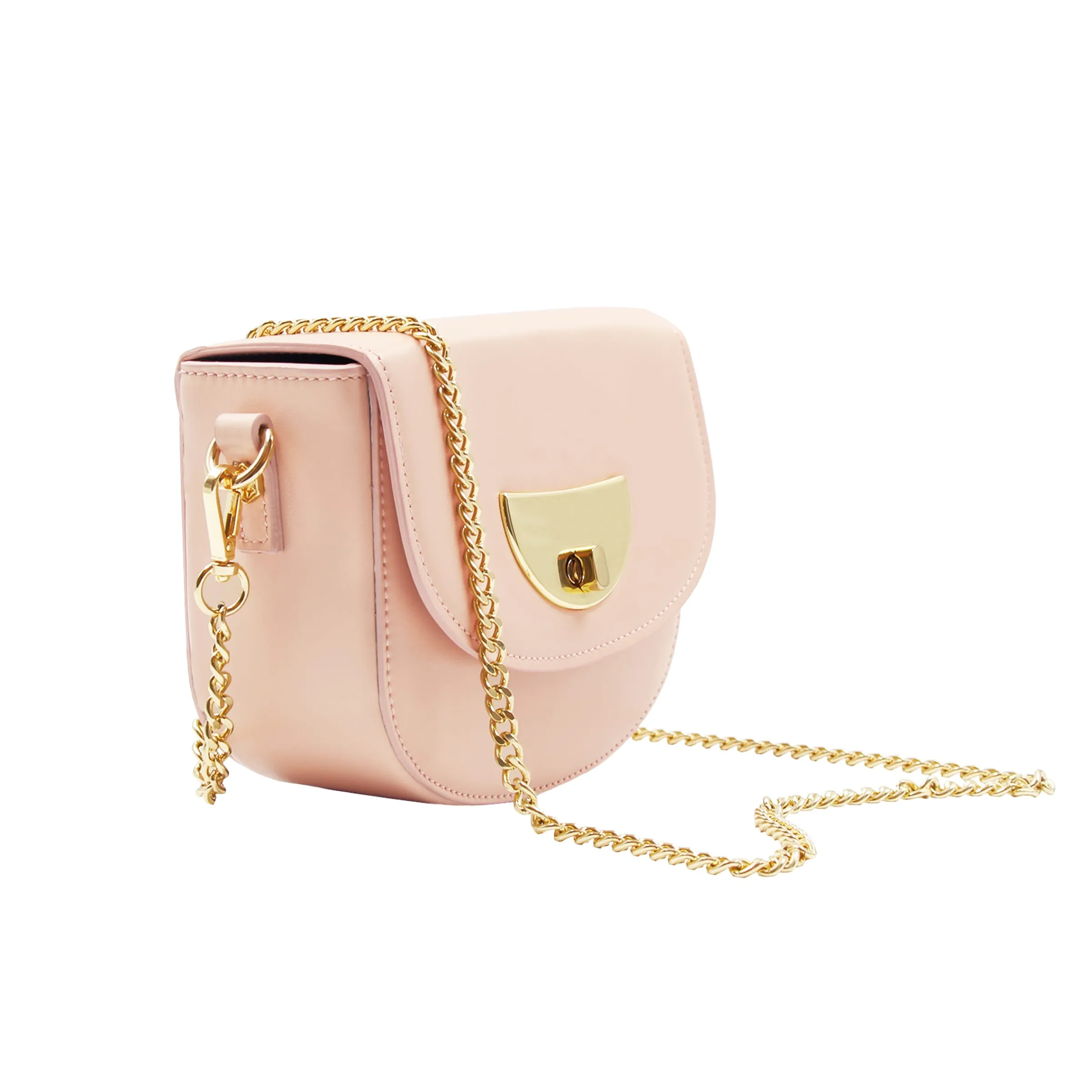 Femme JULES & JENN Sacs À Main | Mini sac cuir rose poudré