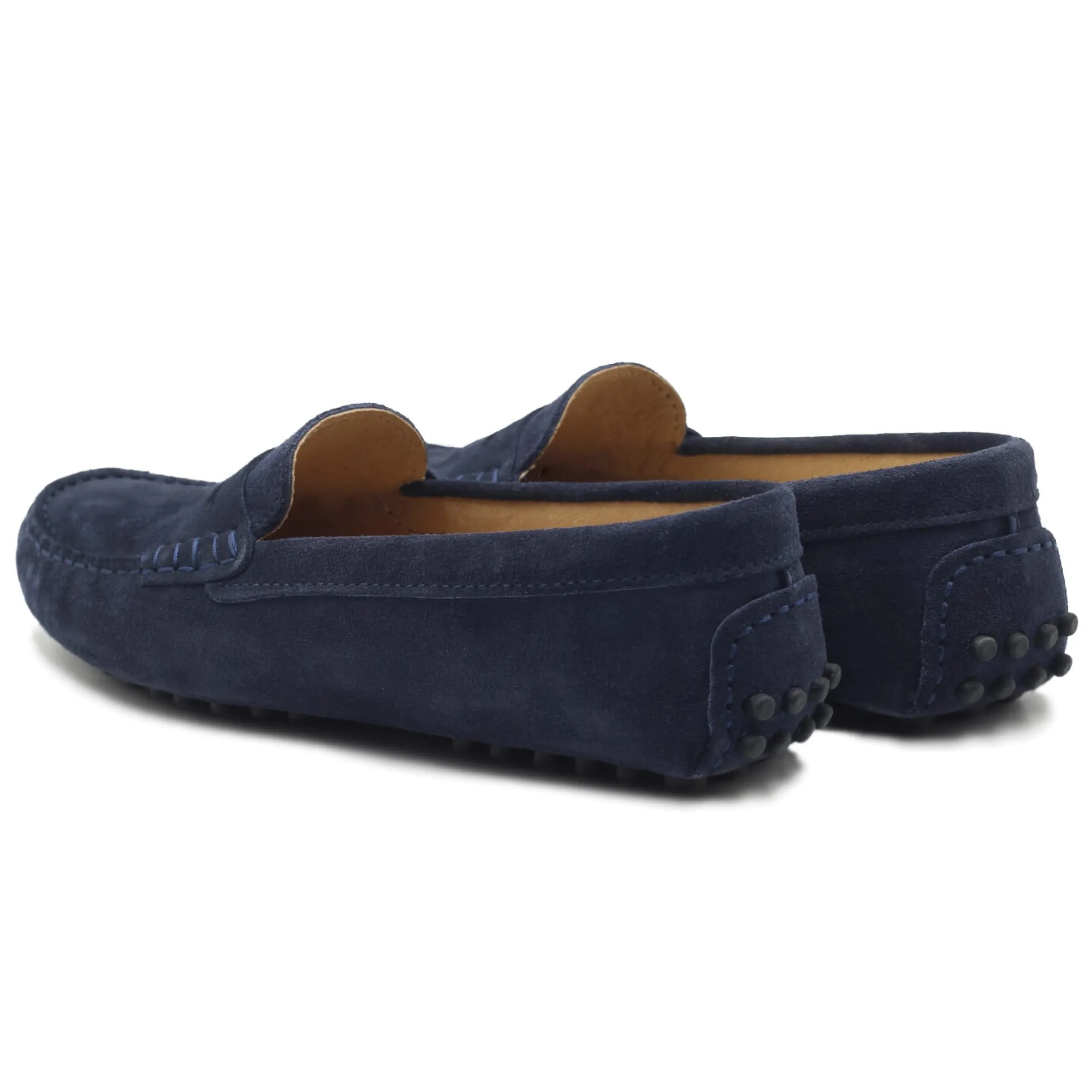 Femme JULES & JENN Mocassins & Derbies | Mocassins cuir daim bleu