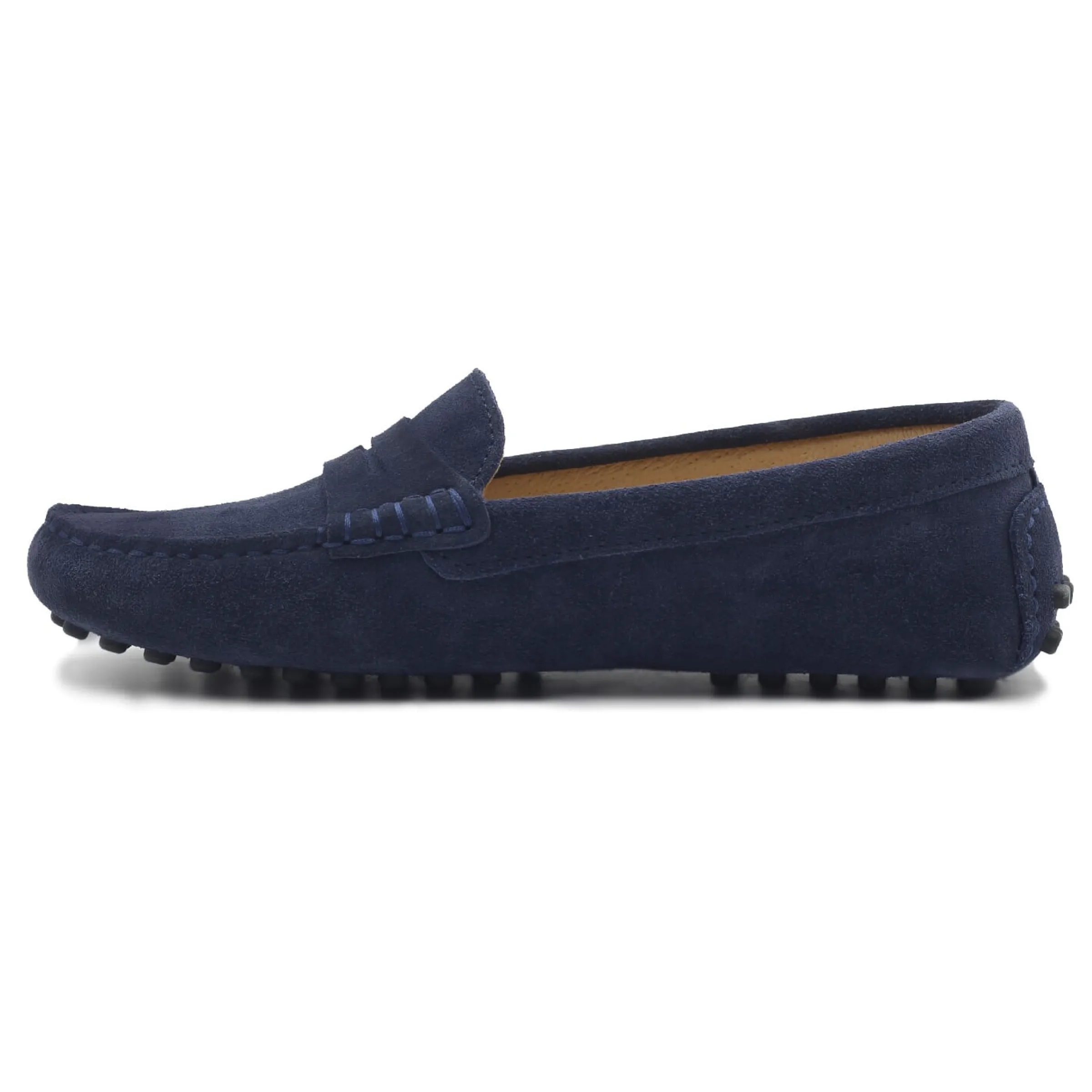 mocassins_cuir_daim_bleu_5.webp Femme JULES & JENN Mocassins & Derbies | Mocassins cuir daim bleu
