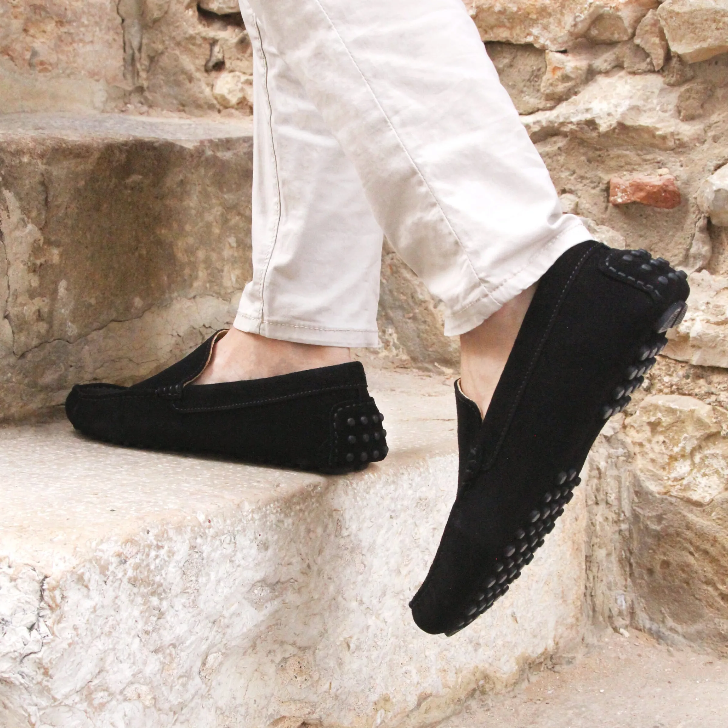 Homme JULES & JENN Mocassins | Mocassins cuir daim