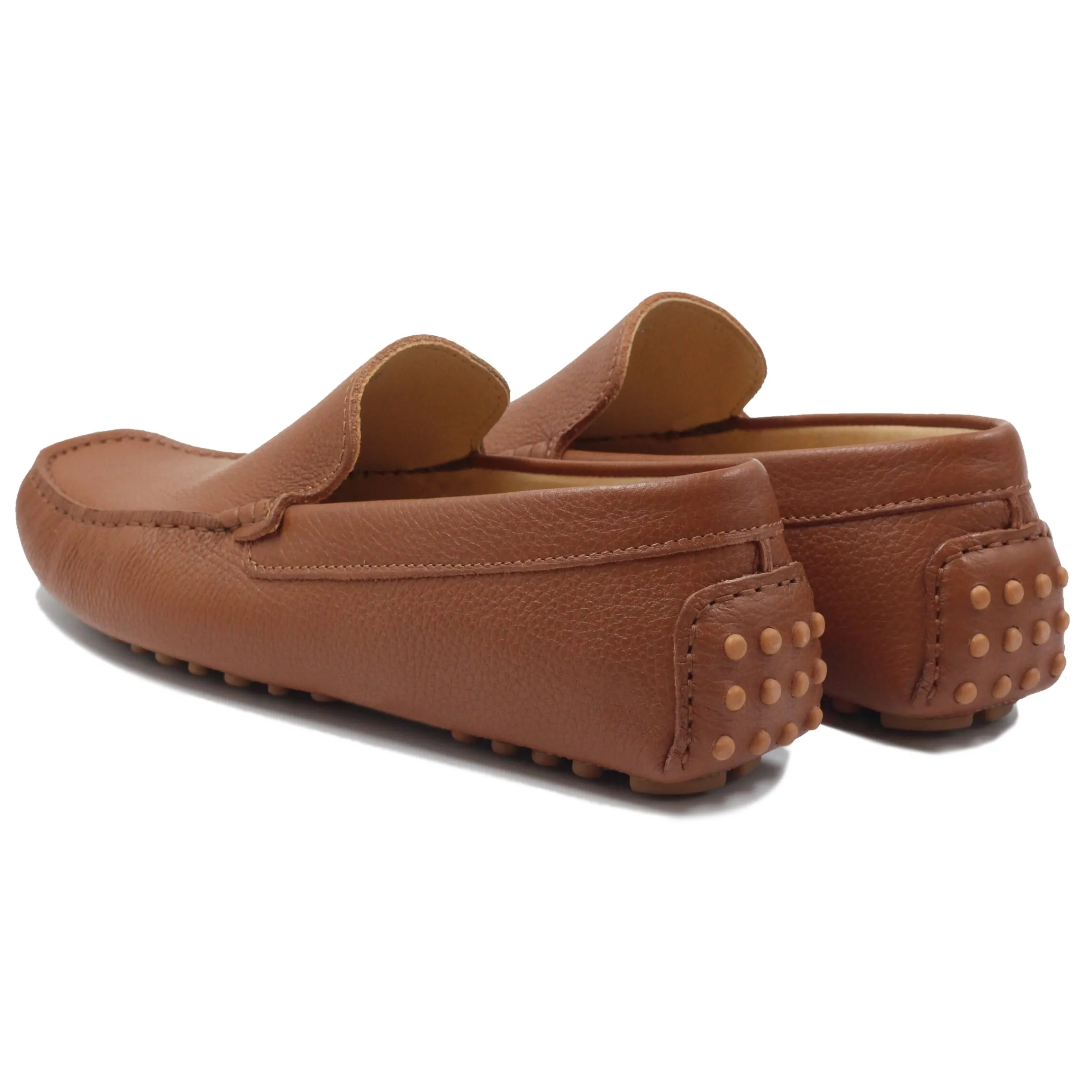 Homme JULES & JENN Fins De Série Solidaires | Mocassins cuir grainé