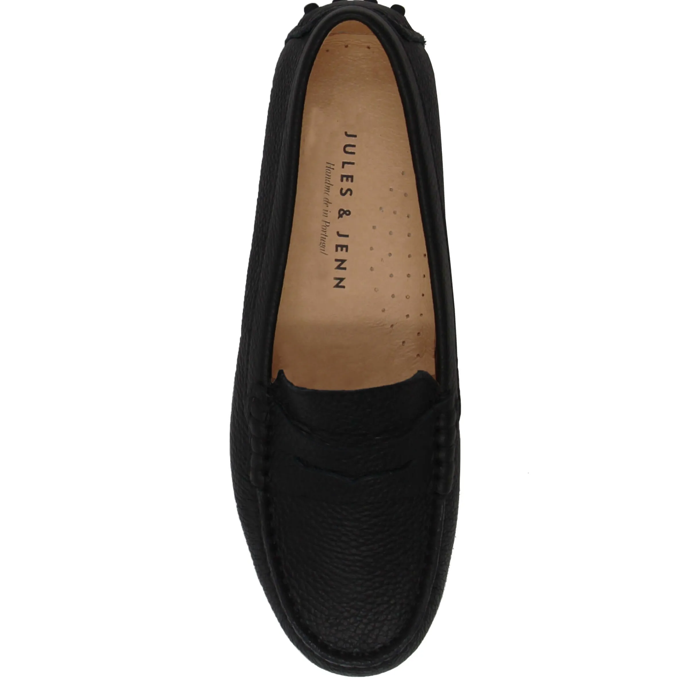 mocassins_cuir_grain_noir_3.webp Femme JULES & JENN Mocassins & Derbies | Mocassins cuir grainé