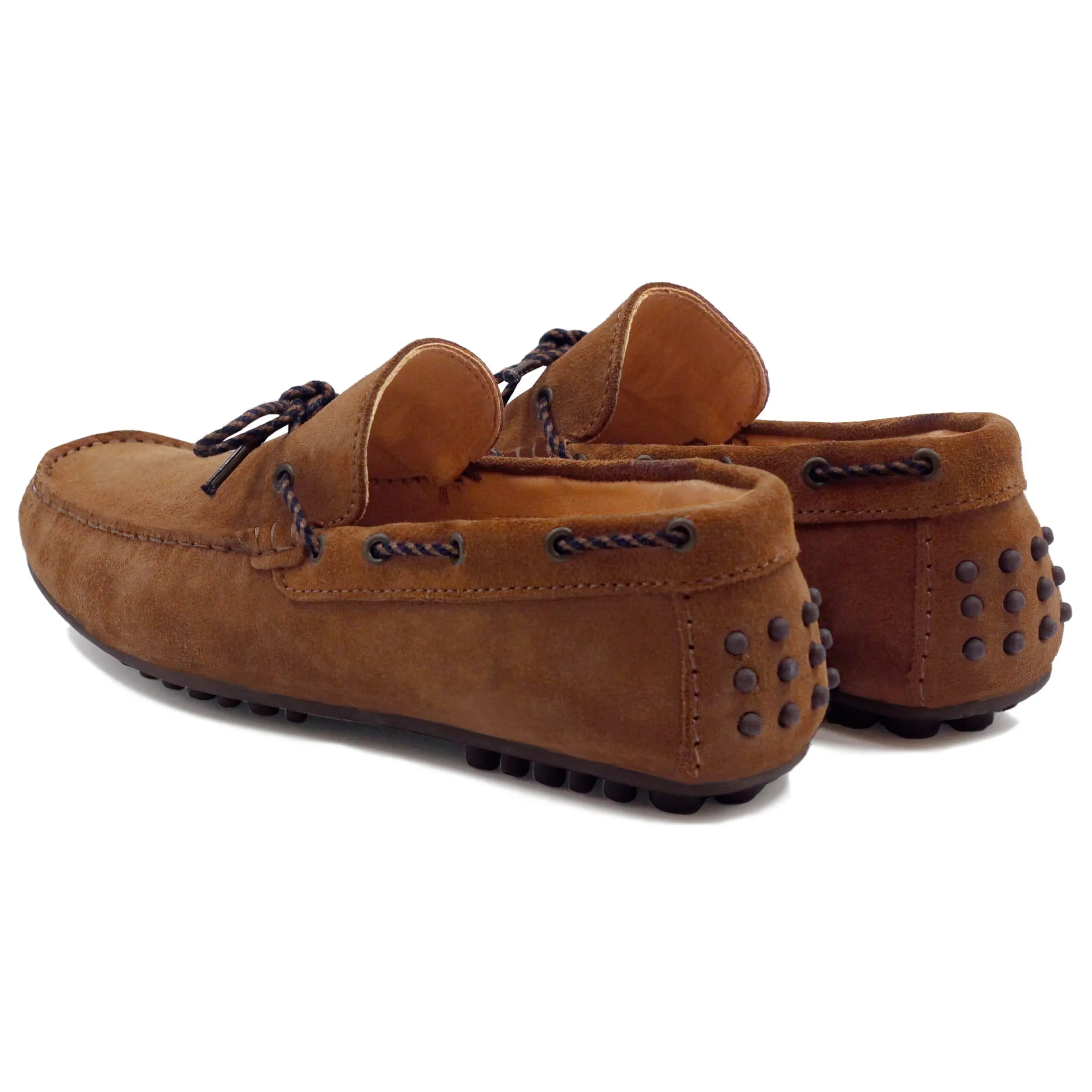 Homme JULES & JENN Fins De Série Solidaires | Mocassins tradition cuir daim