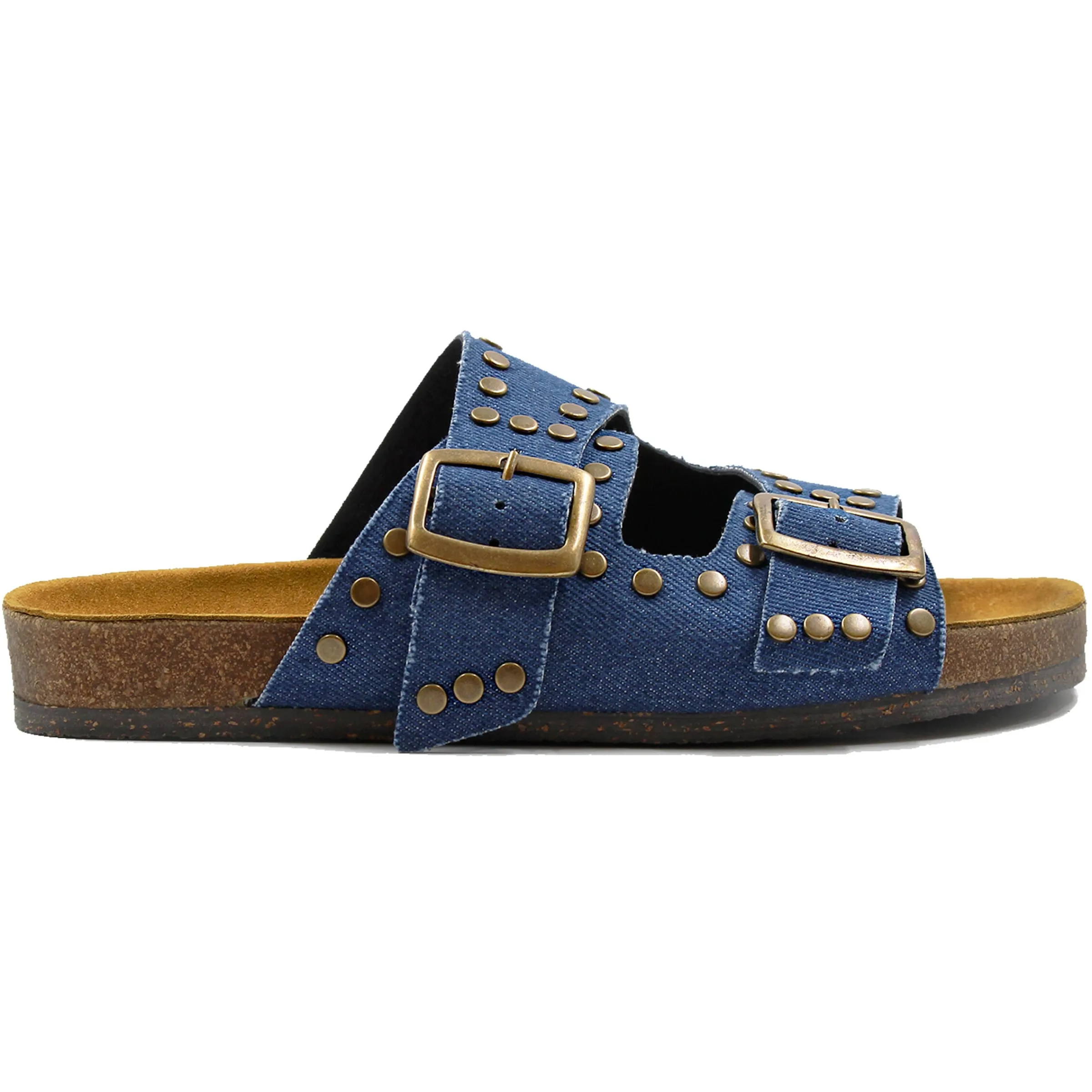 mules_lige_clous_toile_jean_bleu_4.webp Femme JULES & JENN Sandales | Mules liège clous toile jean bleu