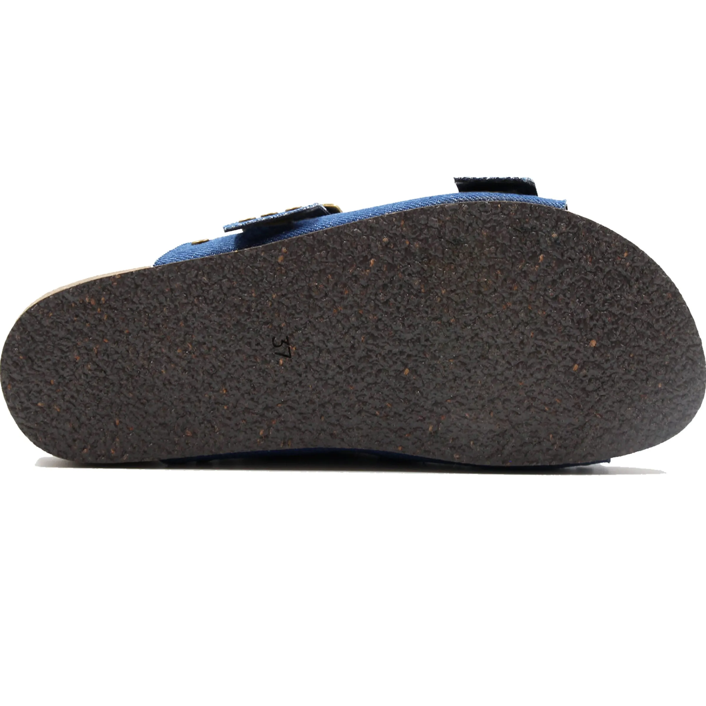 mules_lige_clous_toile_jean_bleu_6.webp Femme JULES & JENN Sandales | Mules liège clous toile jean bleu