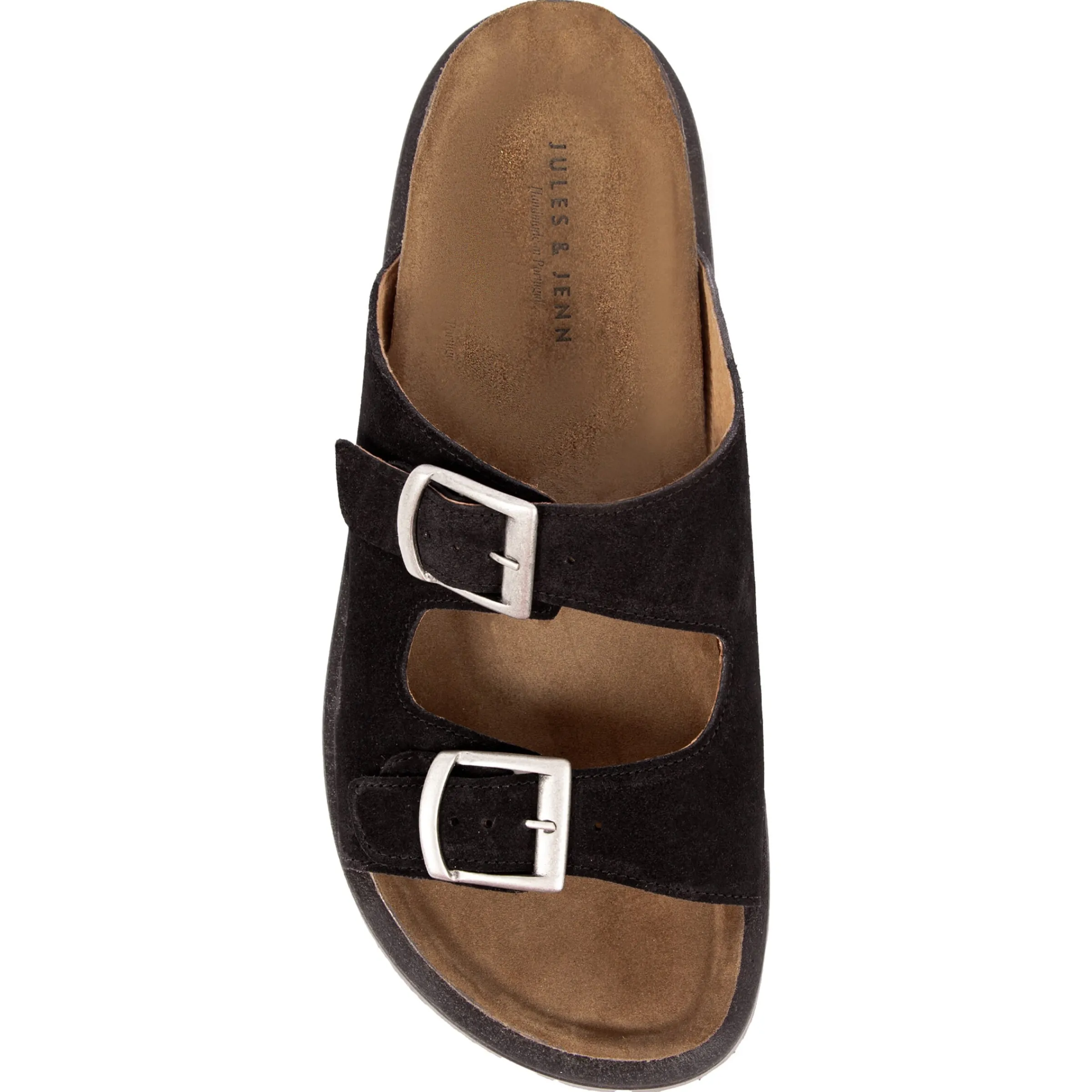 mules_lige_cuir_daim_noir_3.webp Homme JULES & JENN Espadrilles & Sandales | Mules liège cuir daim